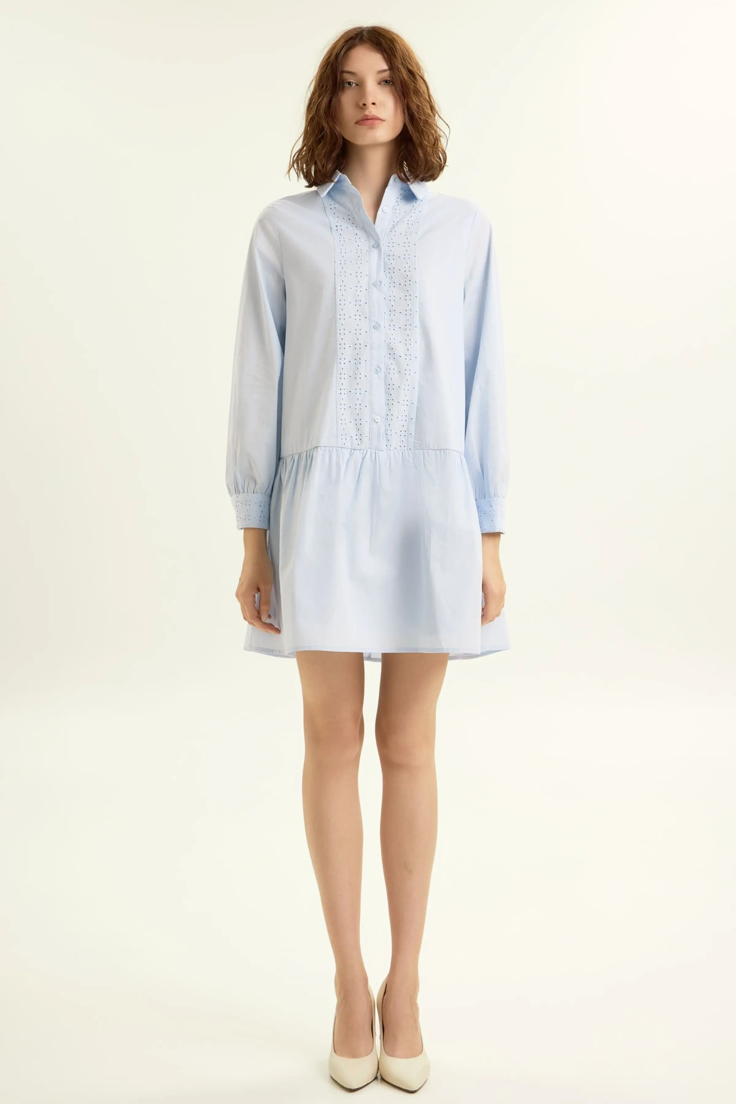 Платье голубой для женщин 44107-10 54