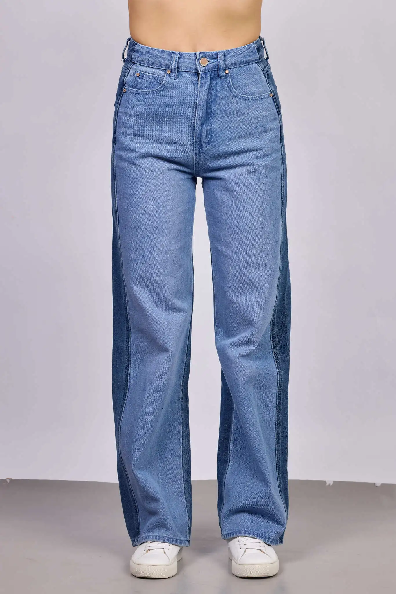 Джинсы голубо-синий для женщин 42239-272 74