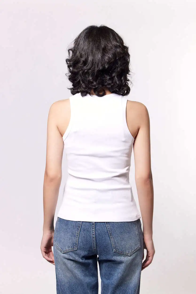 Топ белый для женщин 44267-4 46