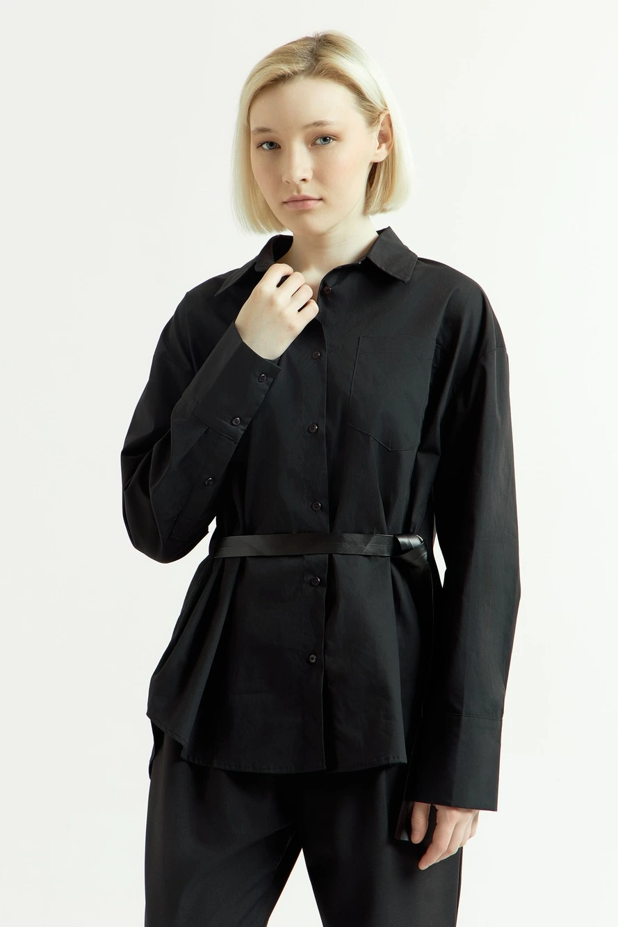 Рубашка черный для женщин 44250-1 66