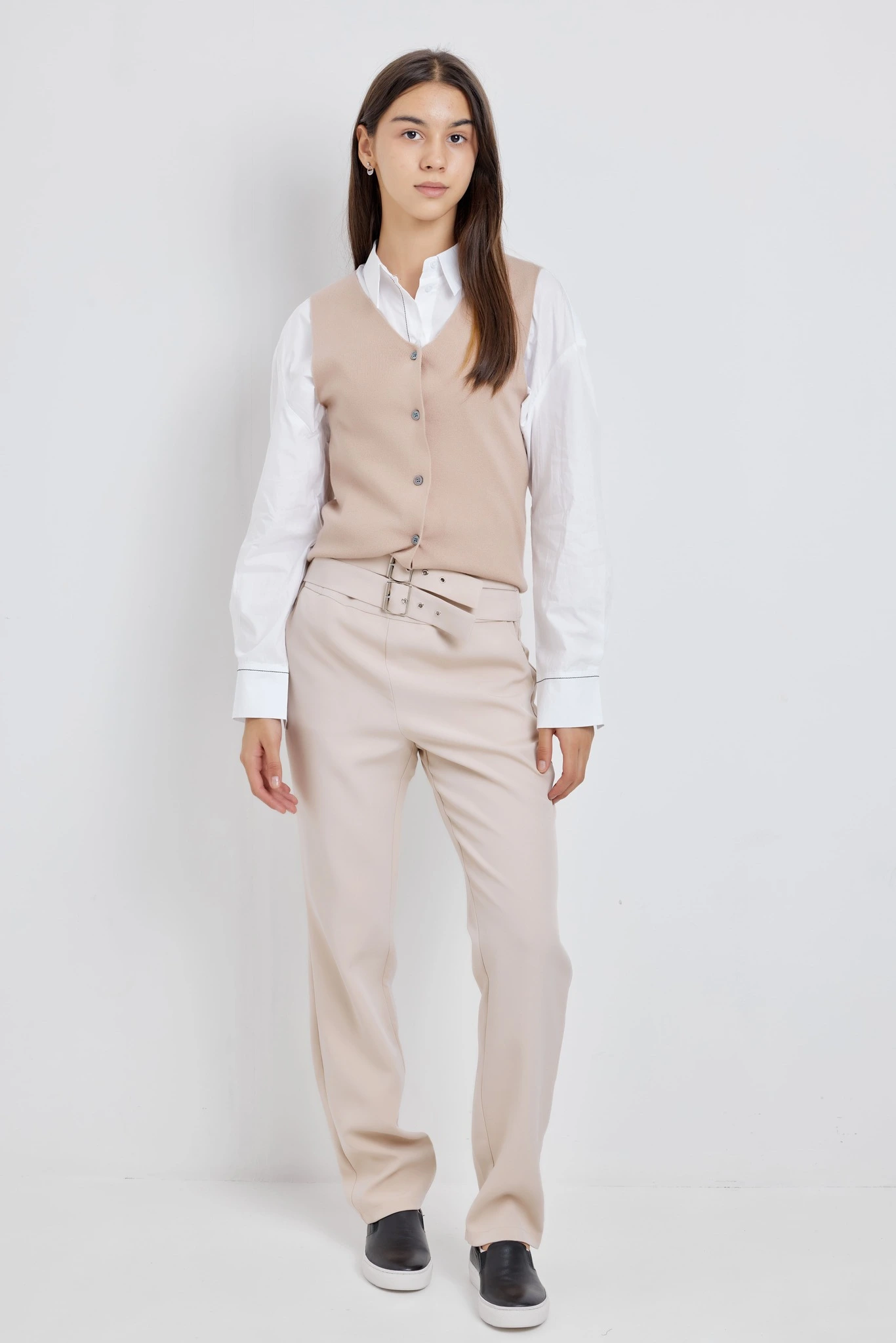 Брюки бежевый для женщин 42169-15 71