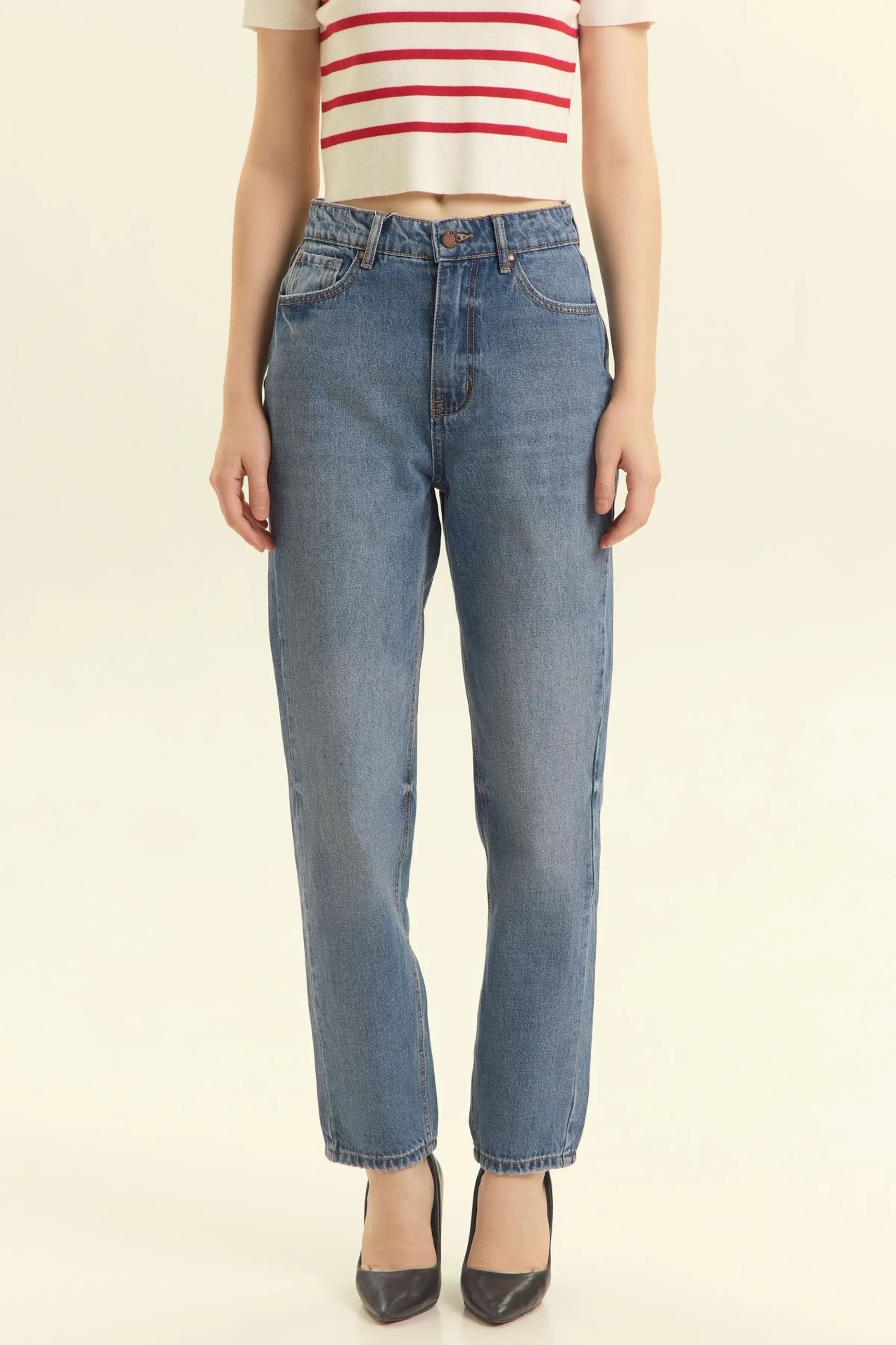 Джинсы голубой для женщин 46755-10 74