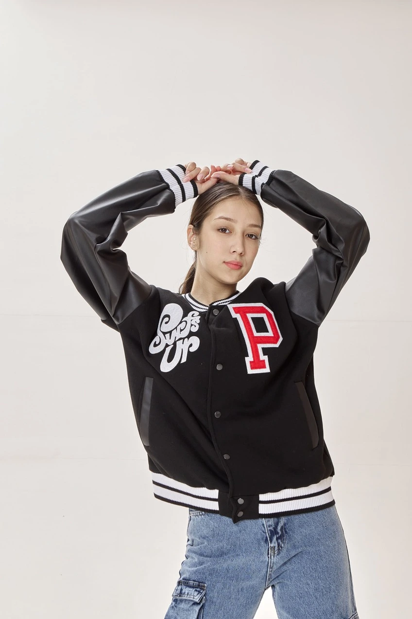 Бомбер черный для женщин 352/430/35277-1 70