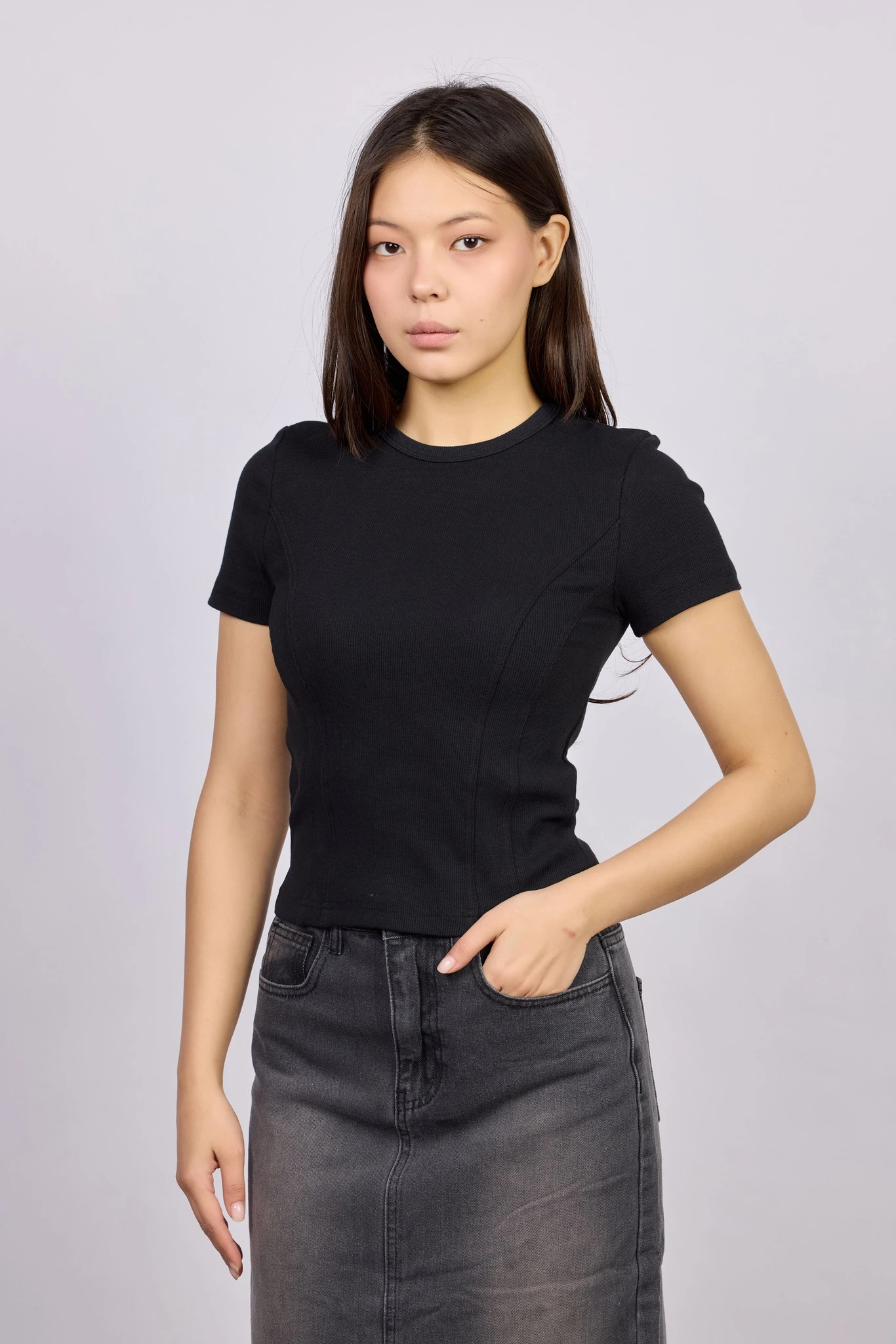 Футболка черный для женщин 42261-1 67