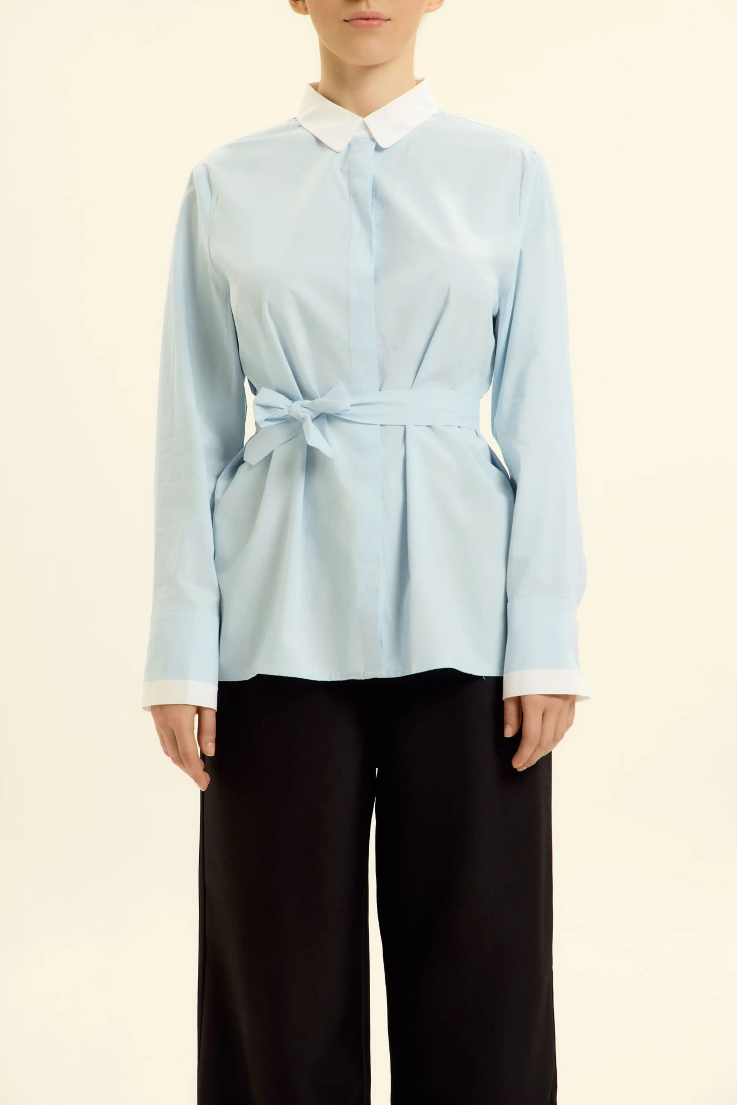 Рубашка голубой для женщин 46308-10 66