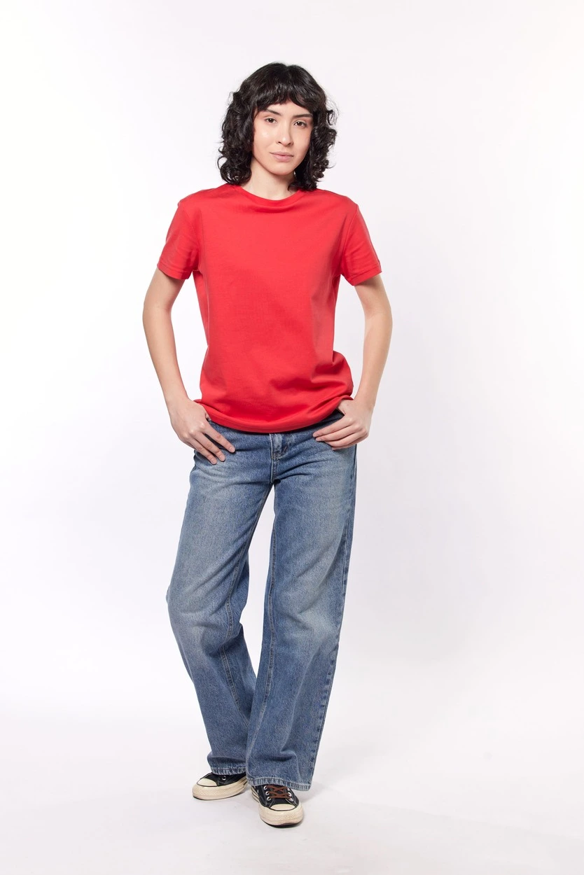 Футболка красный для женщин 44287-7 67