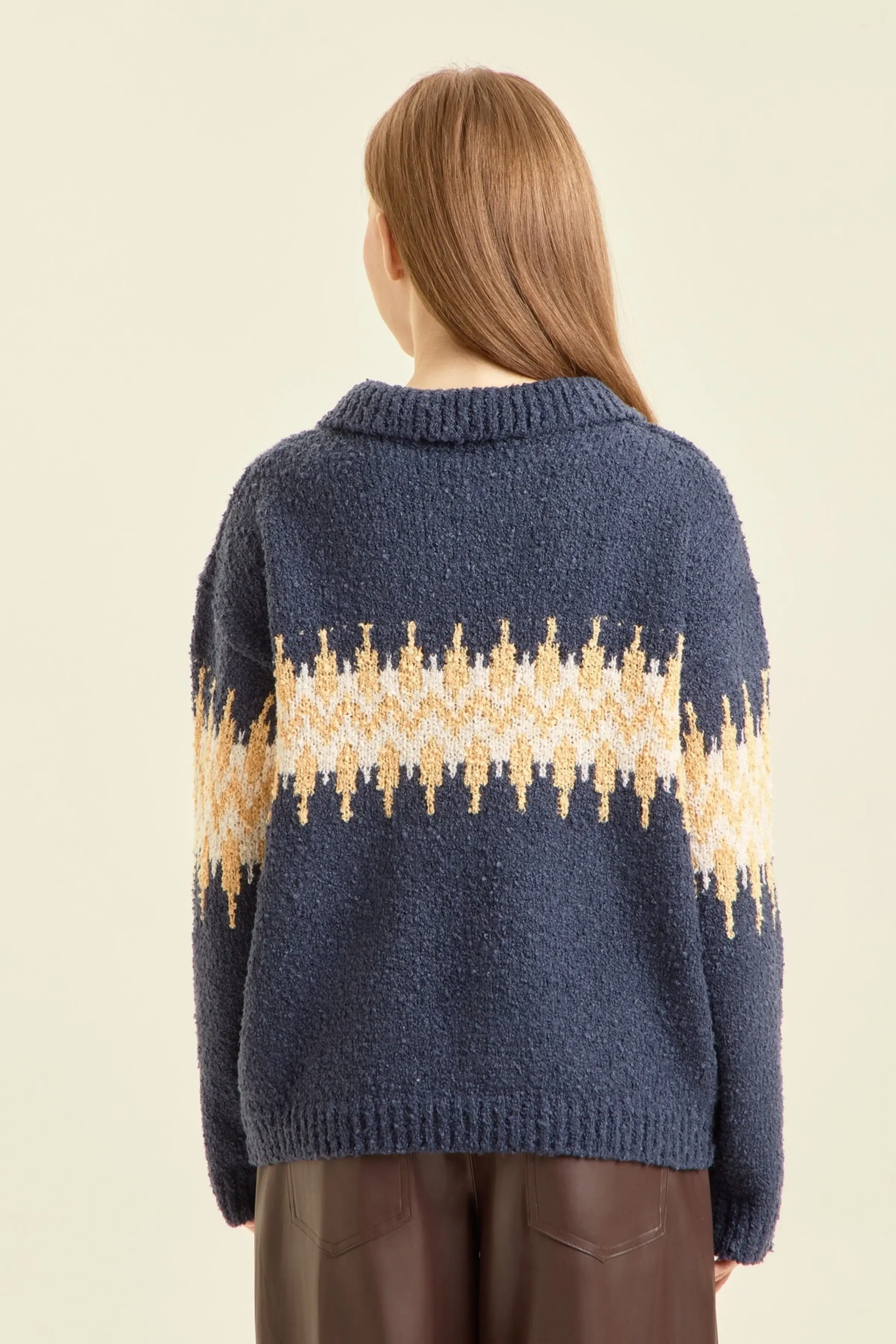 Свитер синий для женщин 47208-65 65