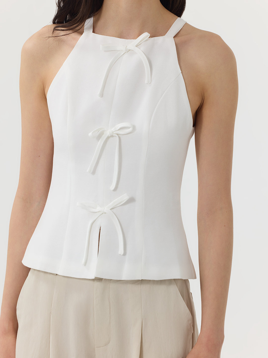 Топ белый для женщин 49100-4 46