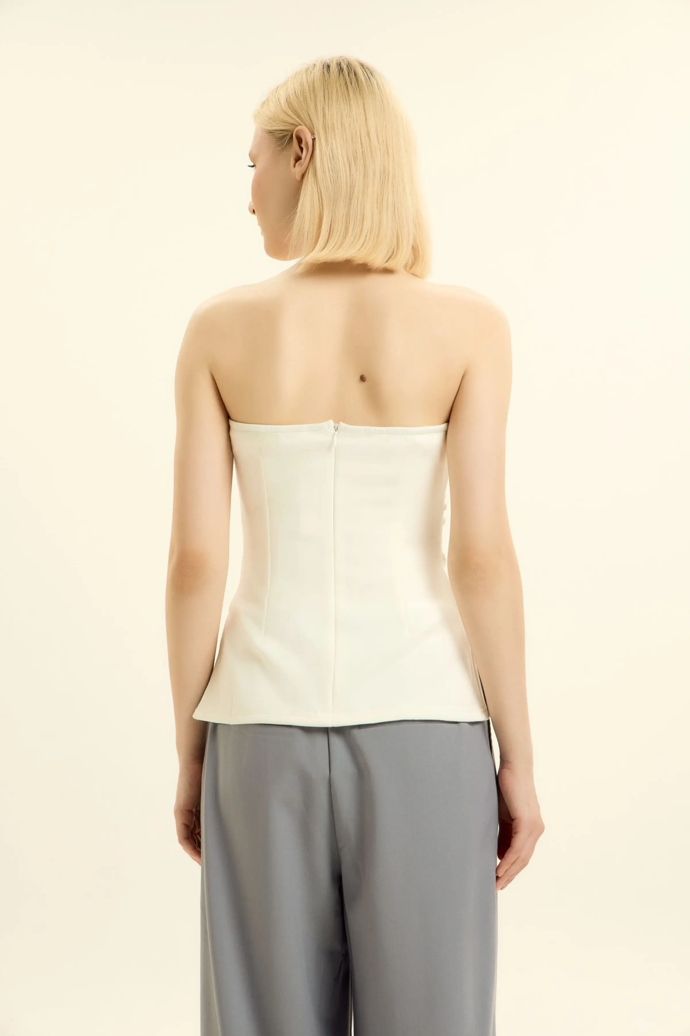 Топ белый для женщин 46202-4 46