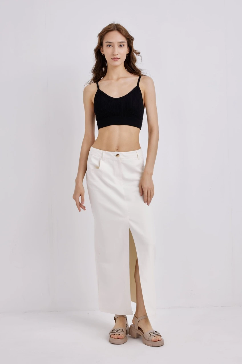 Топ черный для женщин 41167-1 46