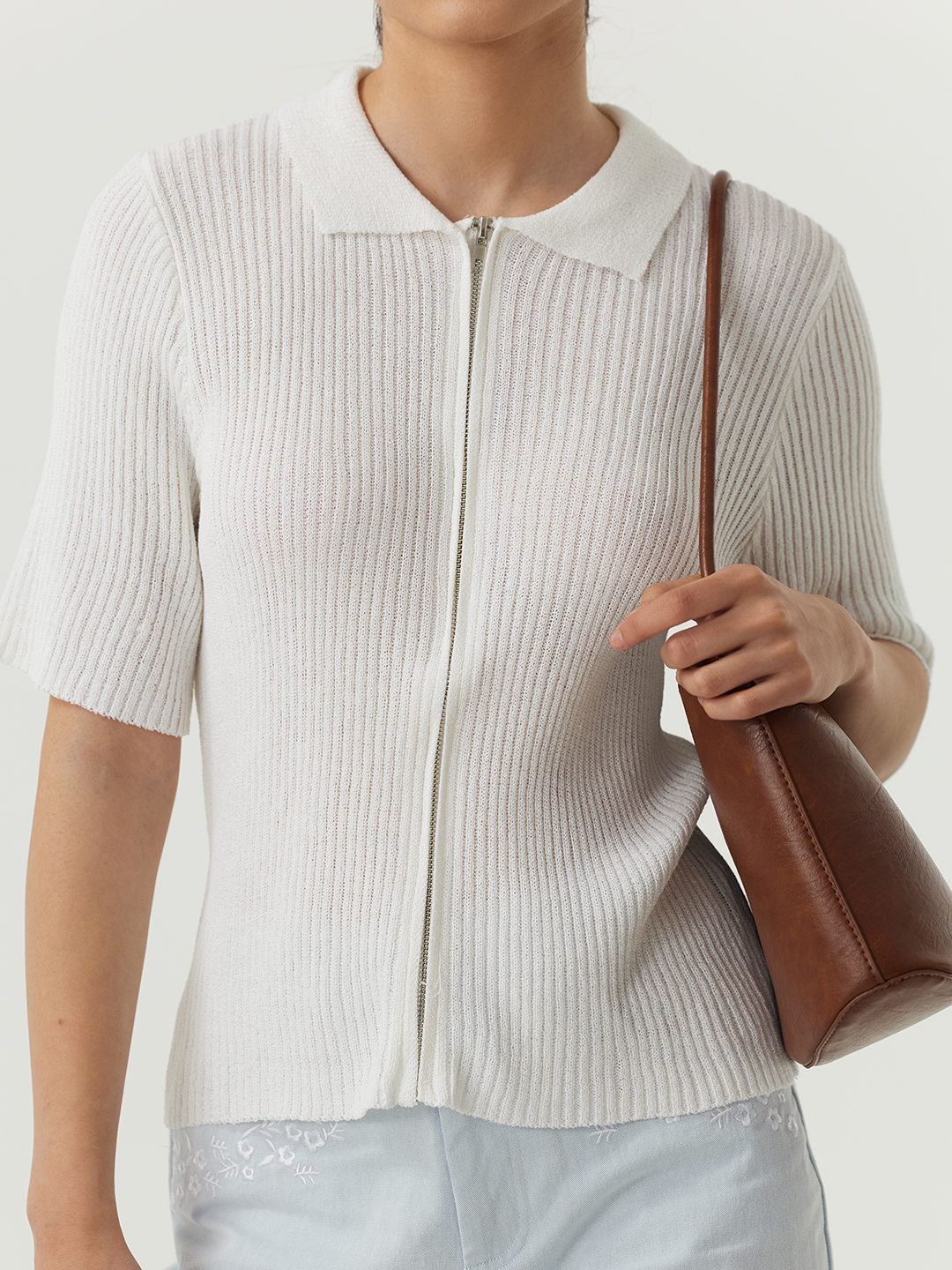 Кардиган белый для женщин 48200-4 50