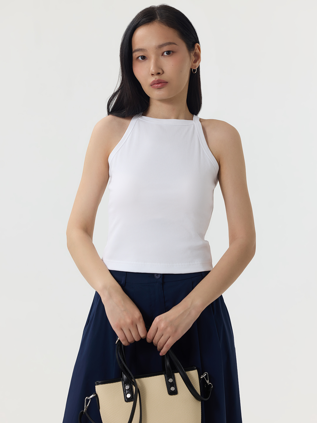 Топ белый для женщин 49304-4 46