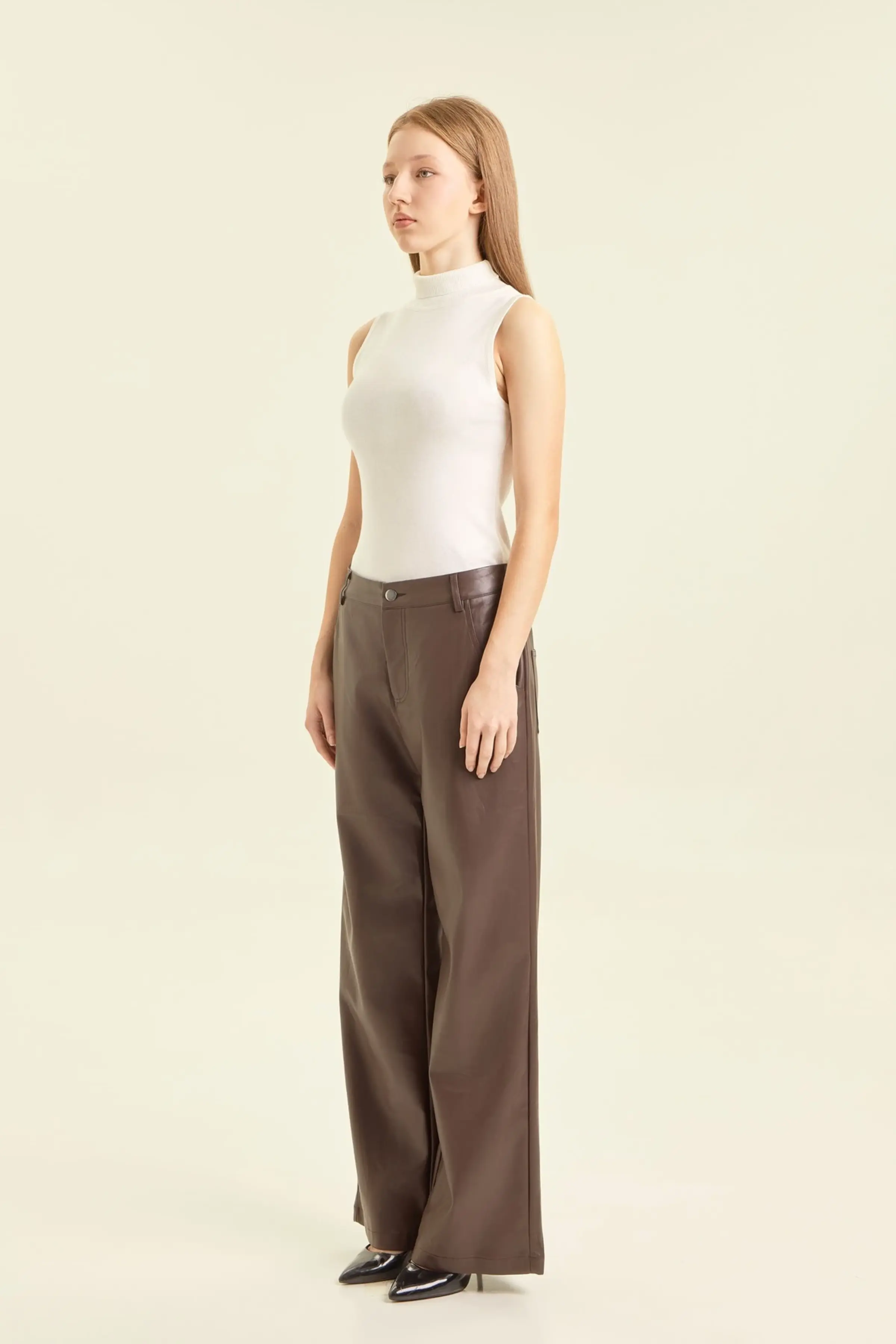 Брюки коричневый для женщин 47169-13 71