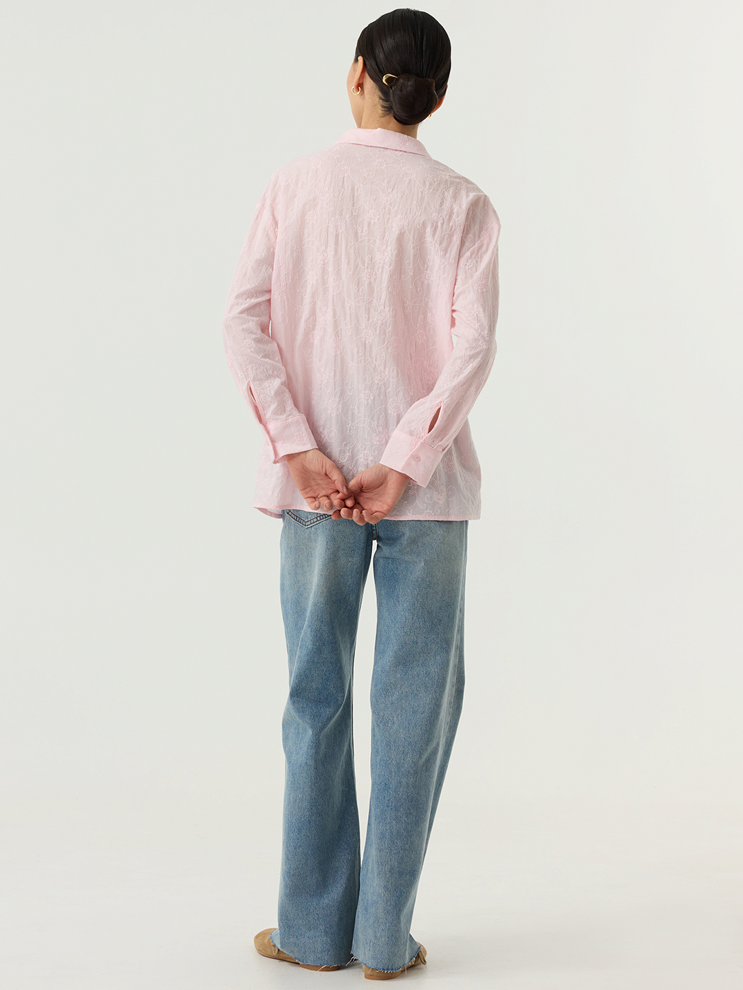 Рубашка розовый для женщин 48254-17 66