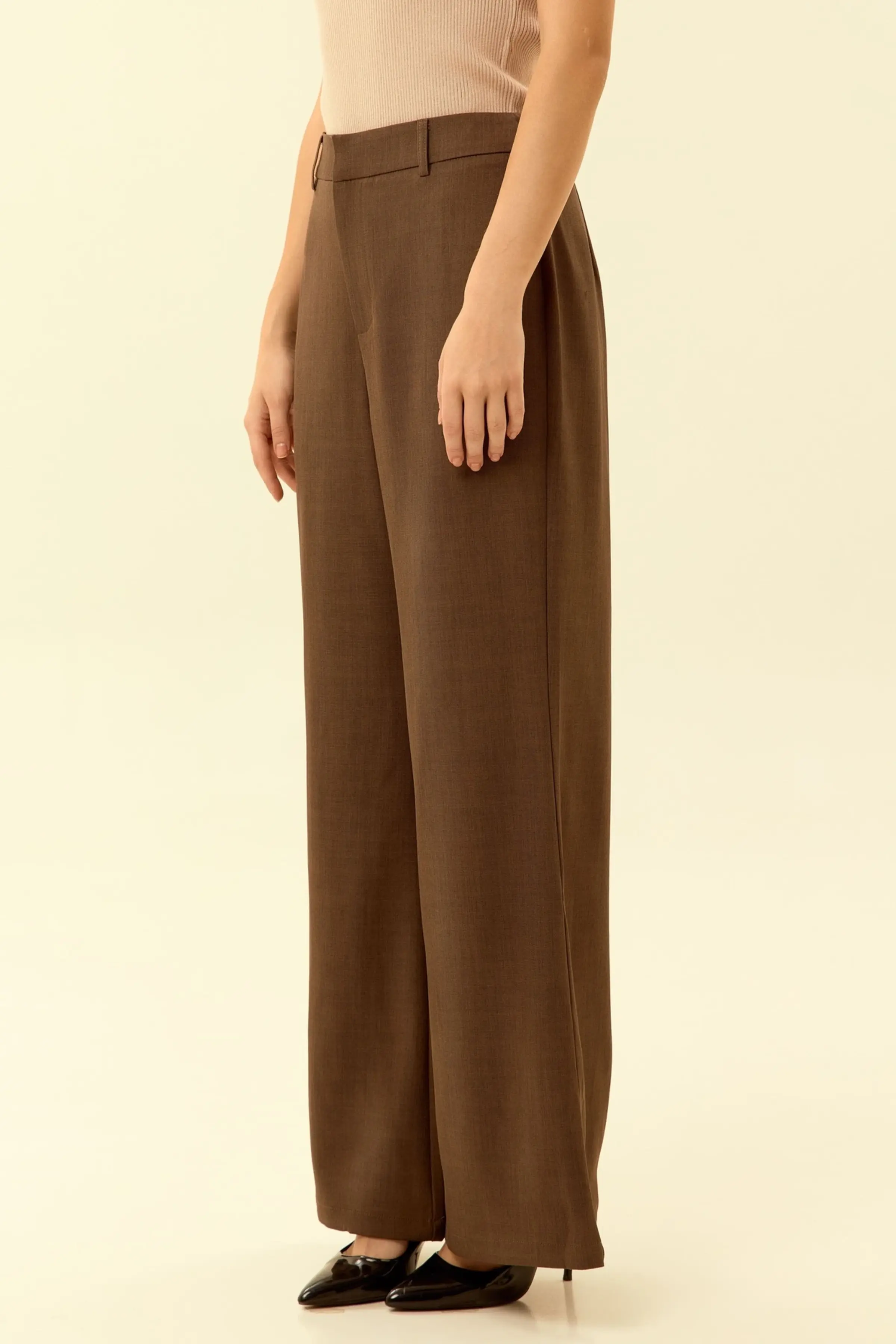 Брюки коричневый для женщин 46106-13 71