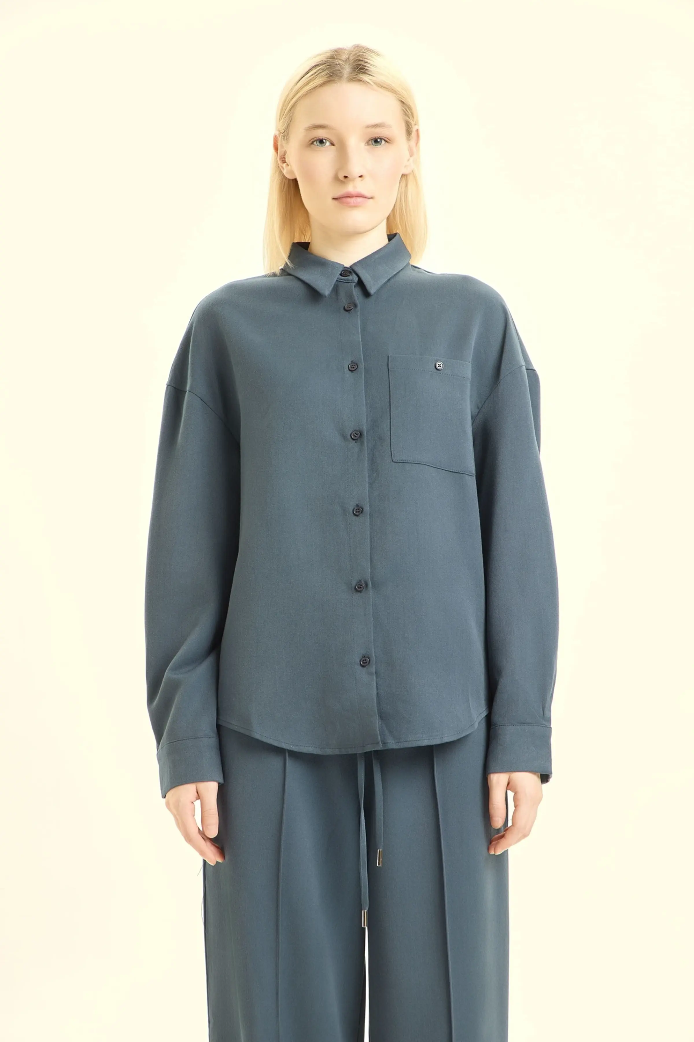 Рубашка темно-синий для женщин 46302-18 66