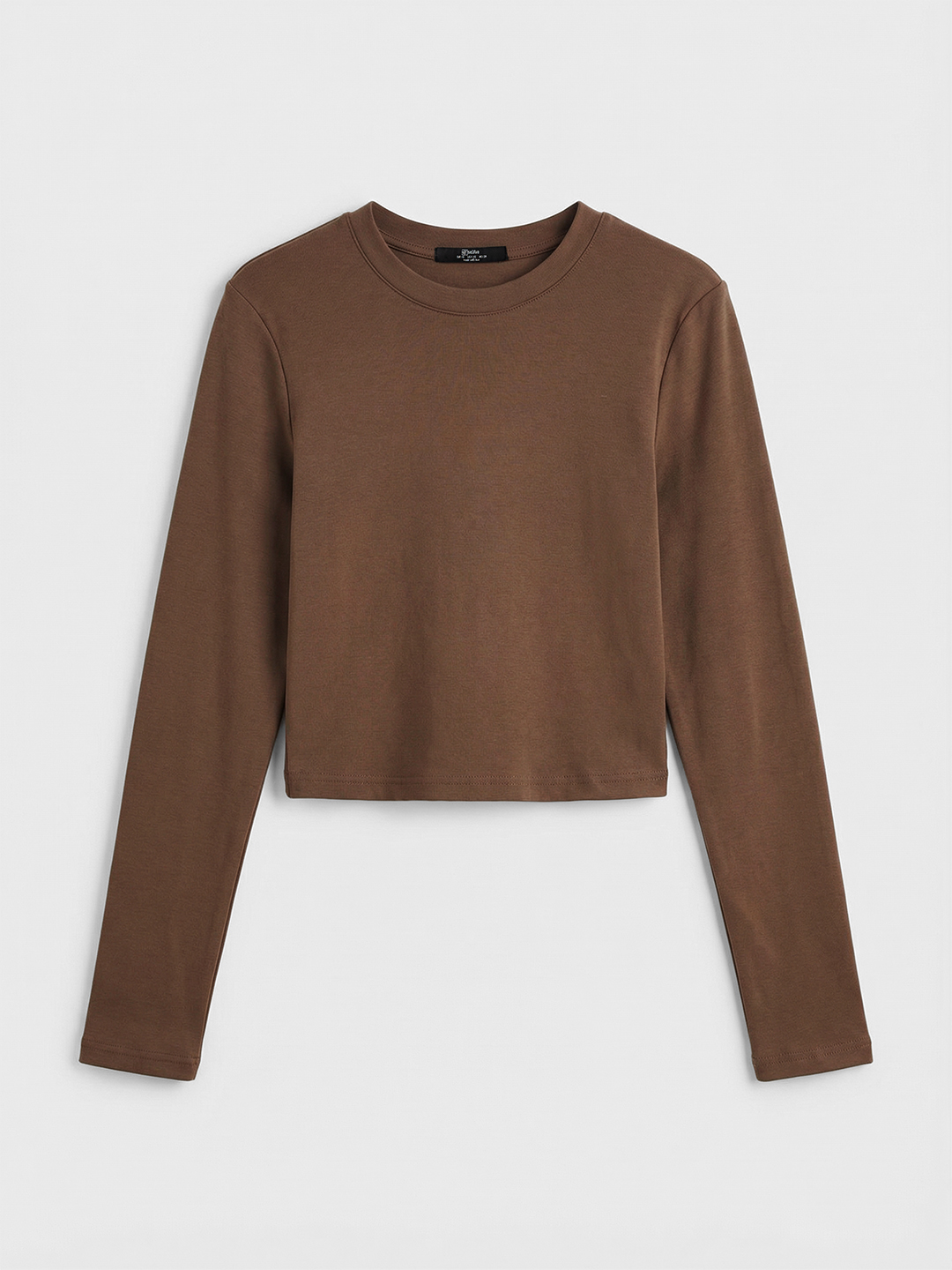 Лонгслив коричневый для женщин 48267-13 59