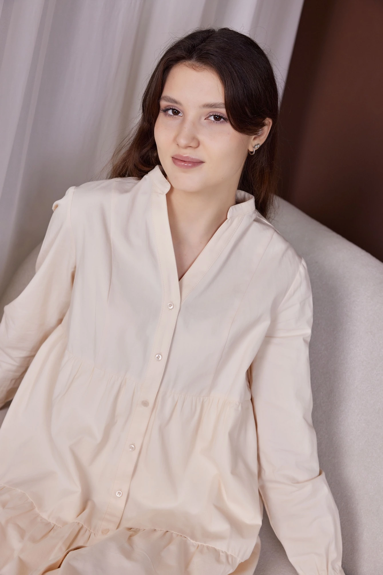 Платье айвори для женщин 40153-234 54