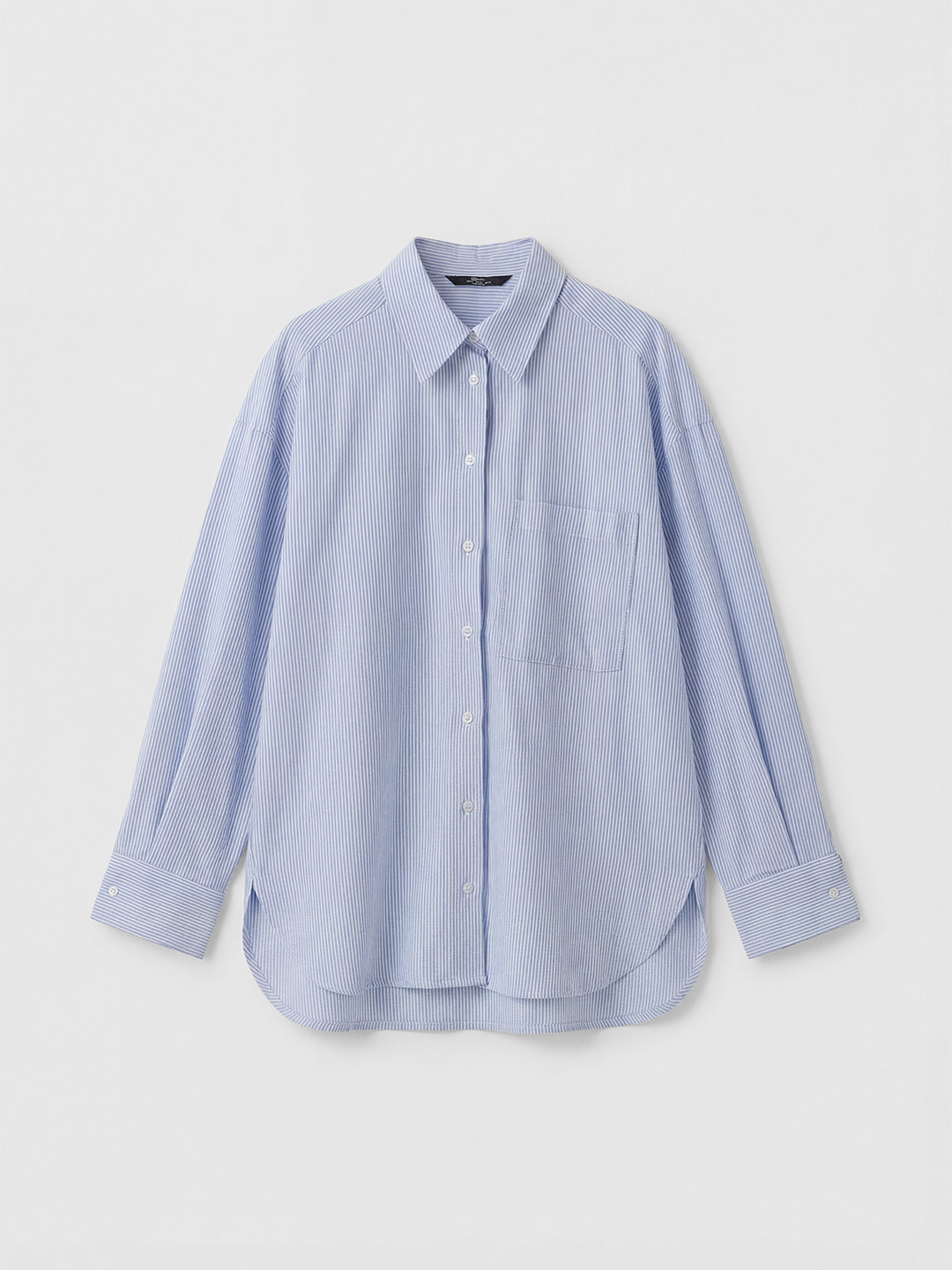 Рубашка бело-голубая полоска для женщин 48344-47 66