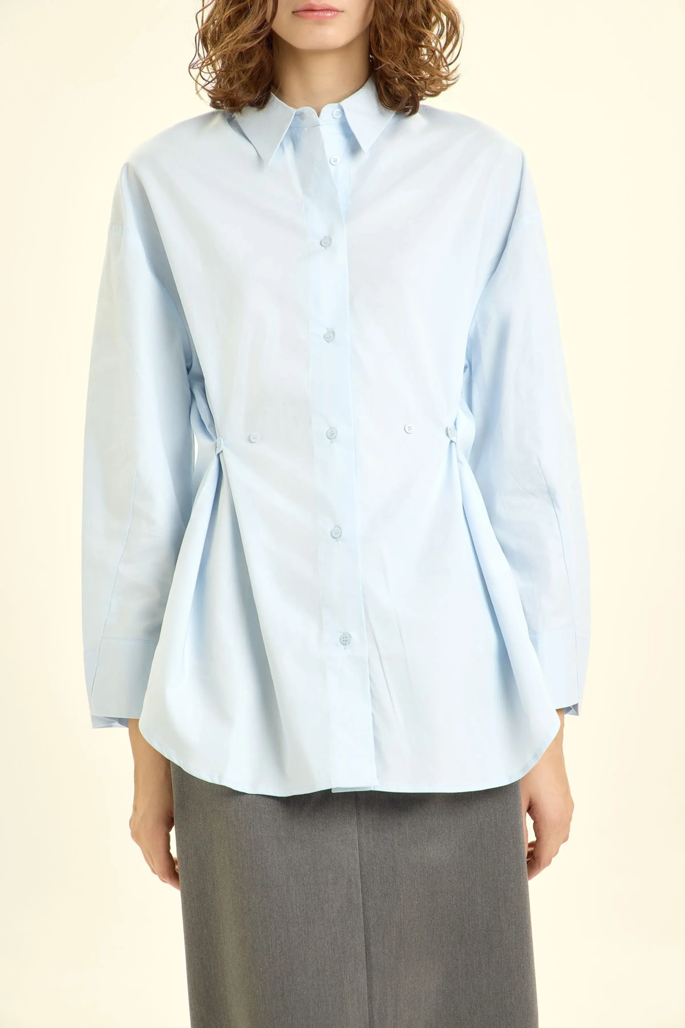 Рубашка голубой для женщин 46137-10 66