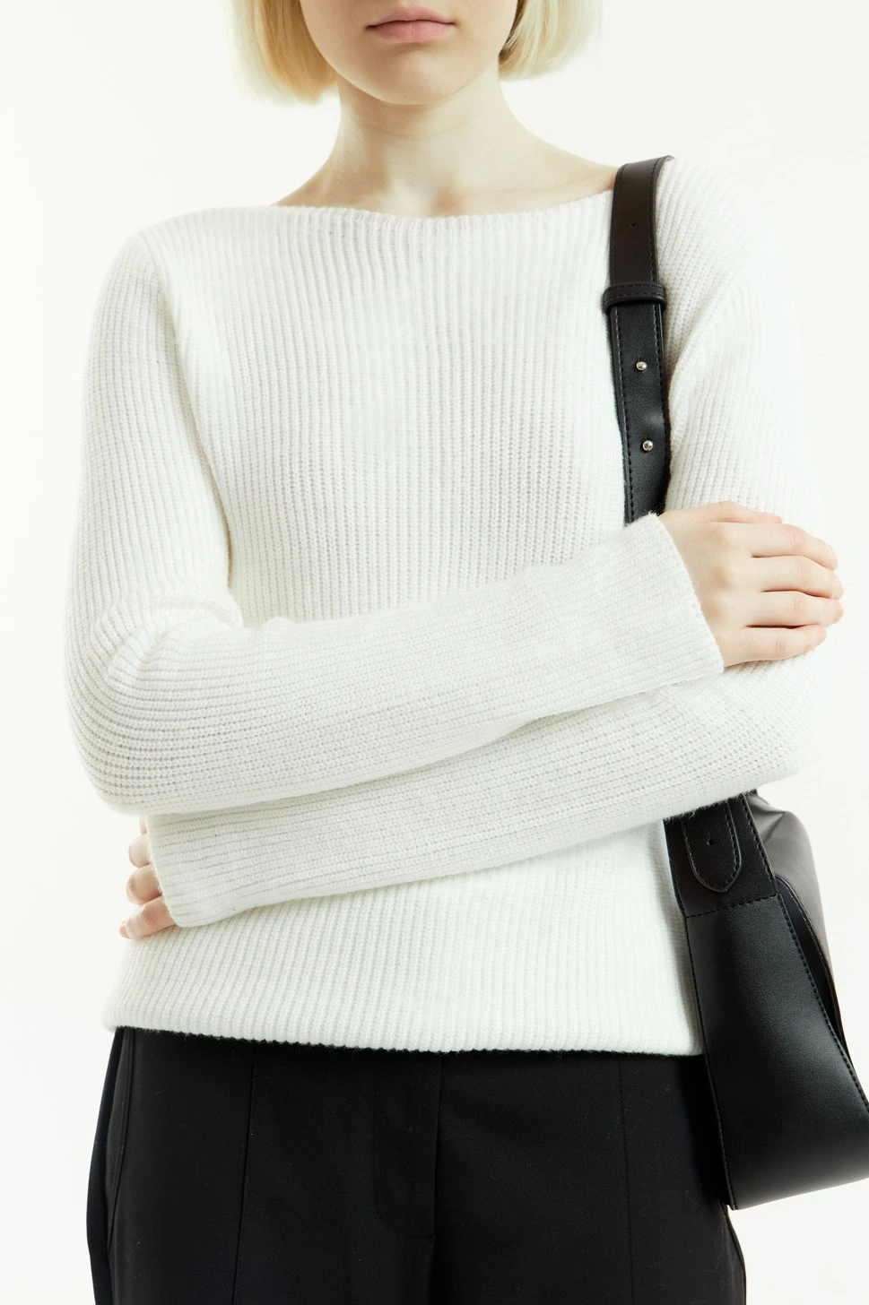 Джемпер белый для женщин 43165-4 60