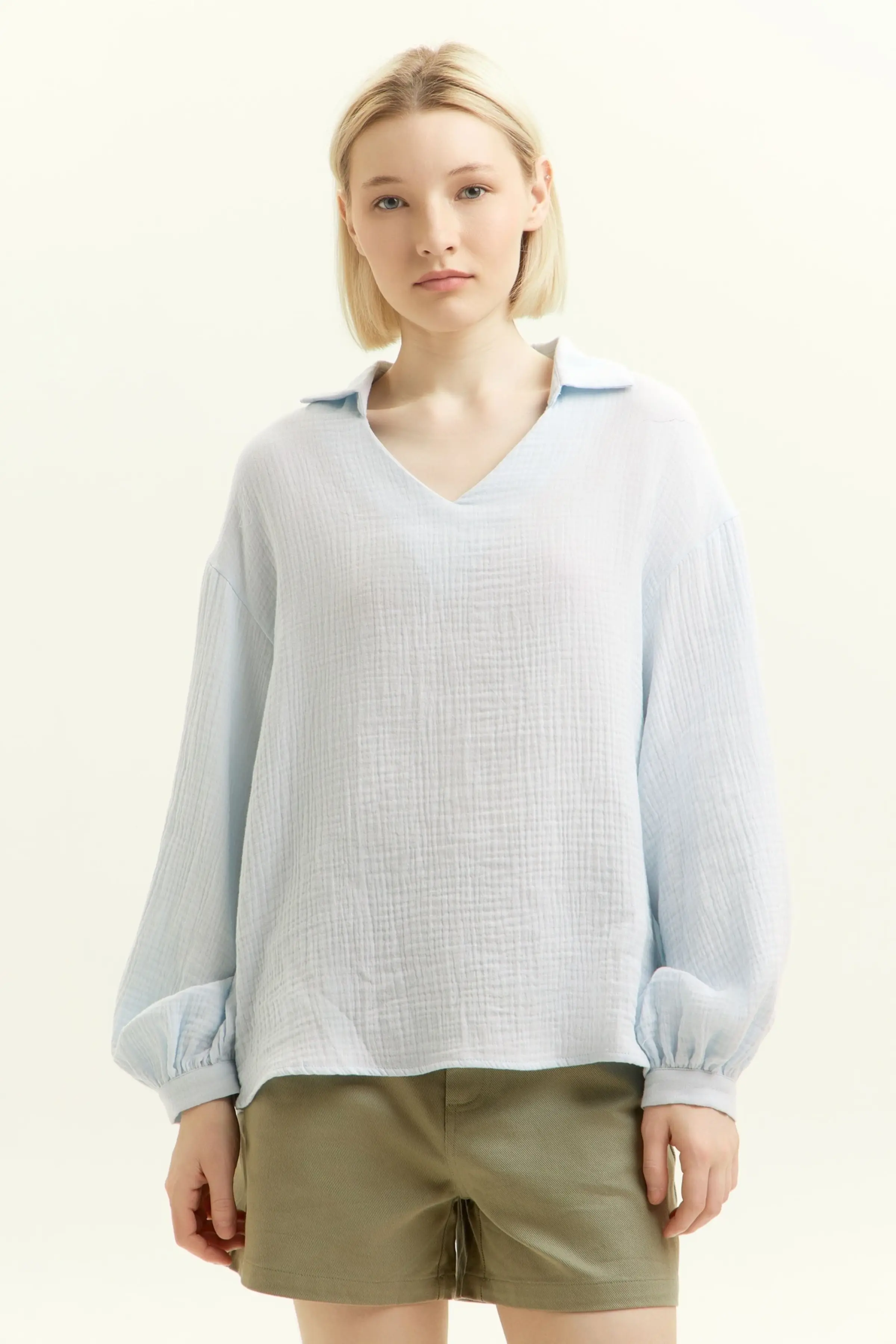 Блузка голубой для женщин 45252-10 28