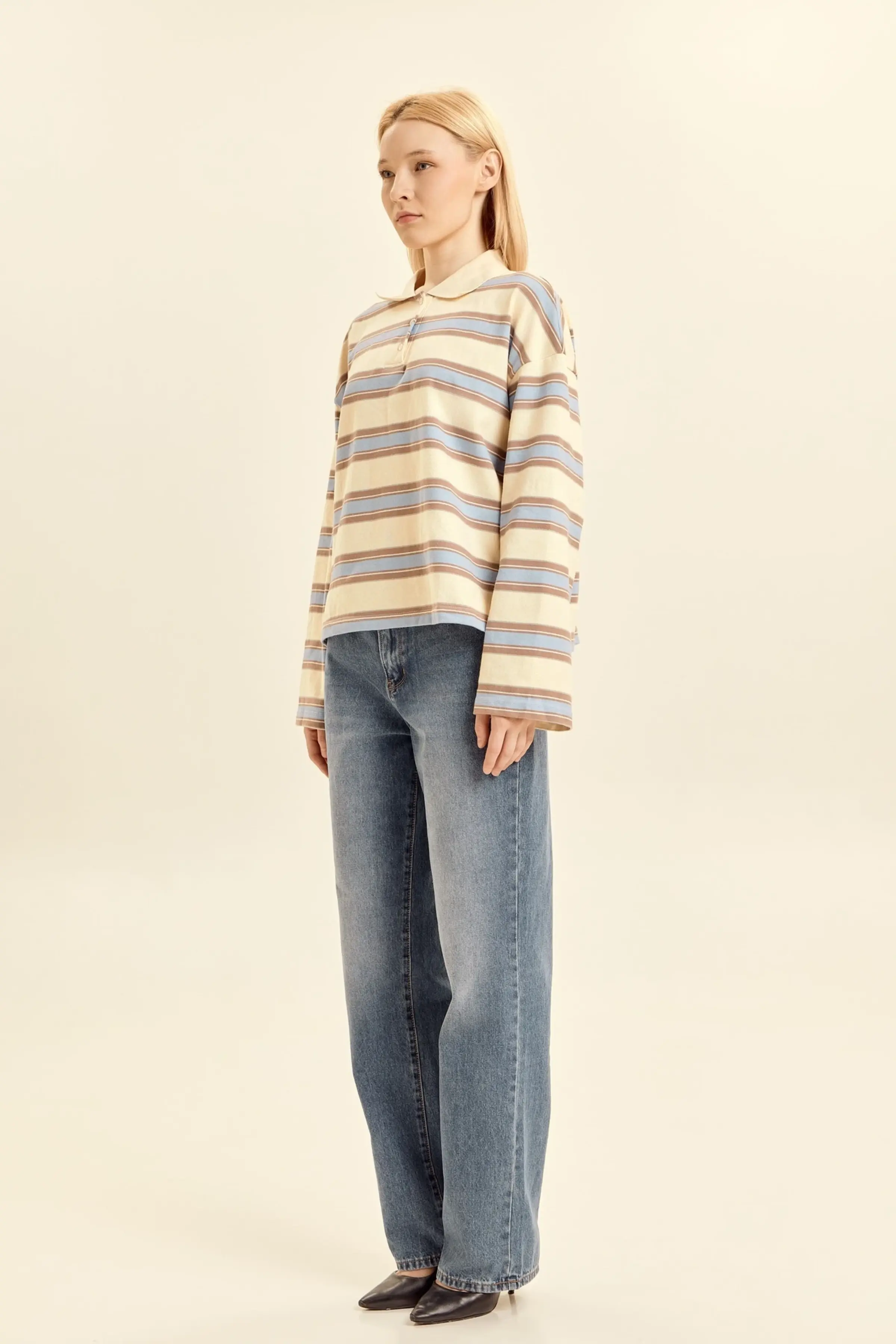 Джинсы синий для женщин 46350-65 74