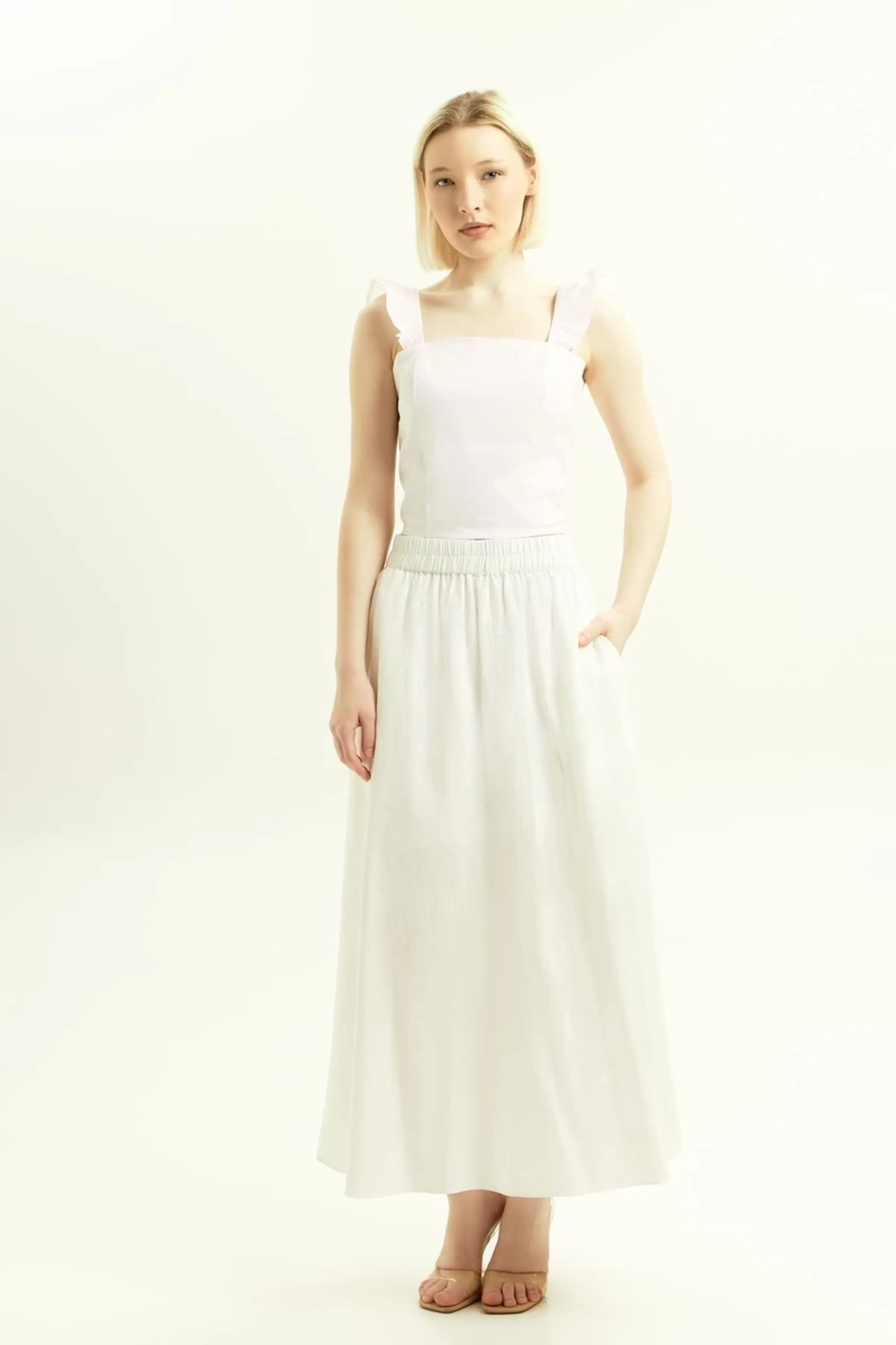 Юбка белый для женщин 45203-4 52