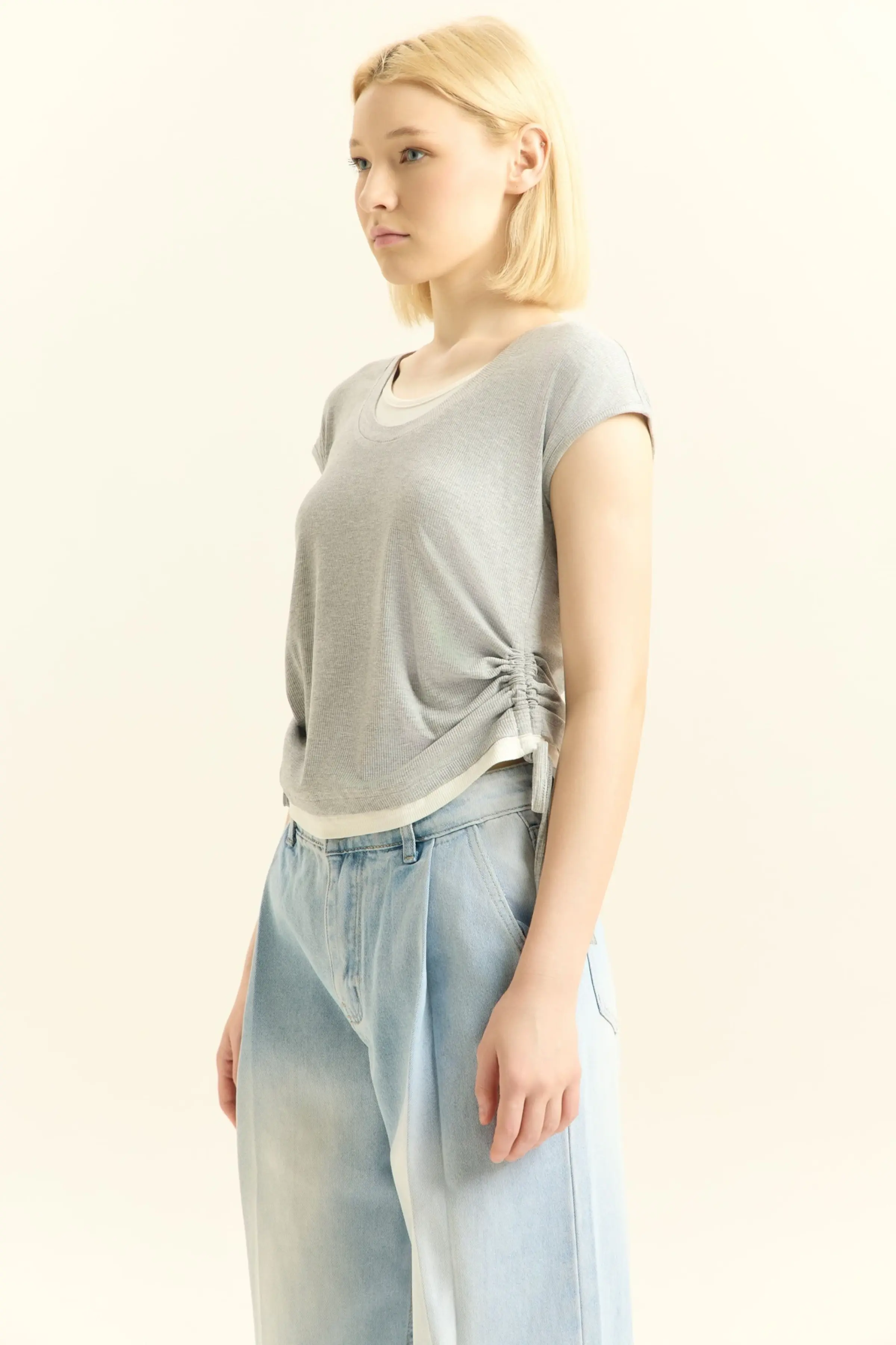 Футболка серый для женщин 45199-61 67