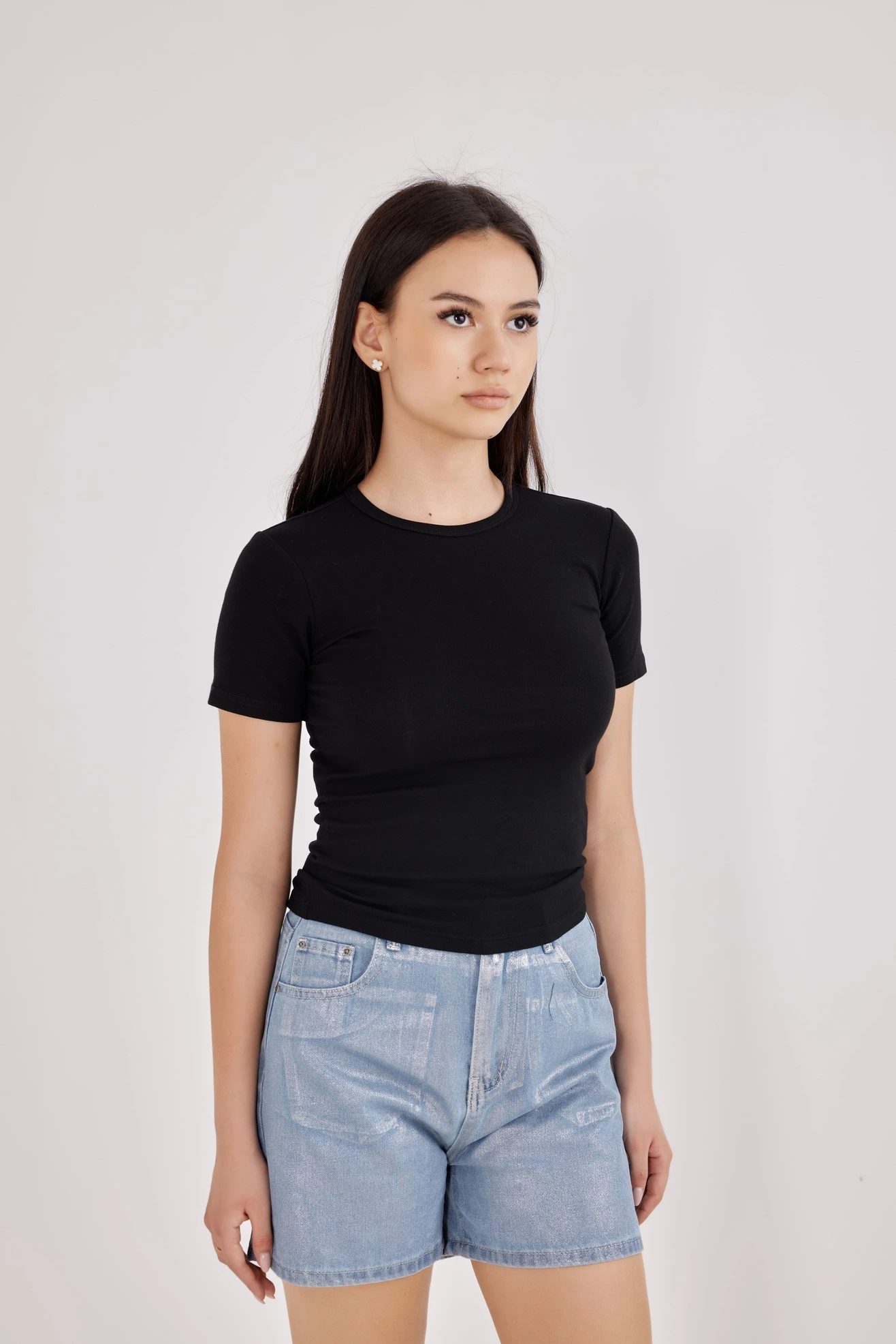 Футболка черный для женщин 41104-1 67