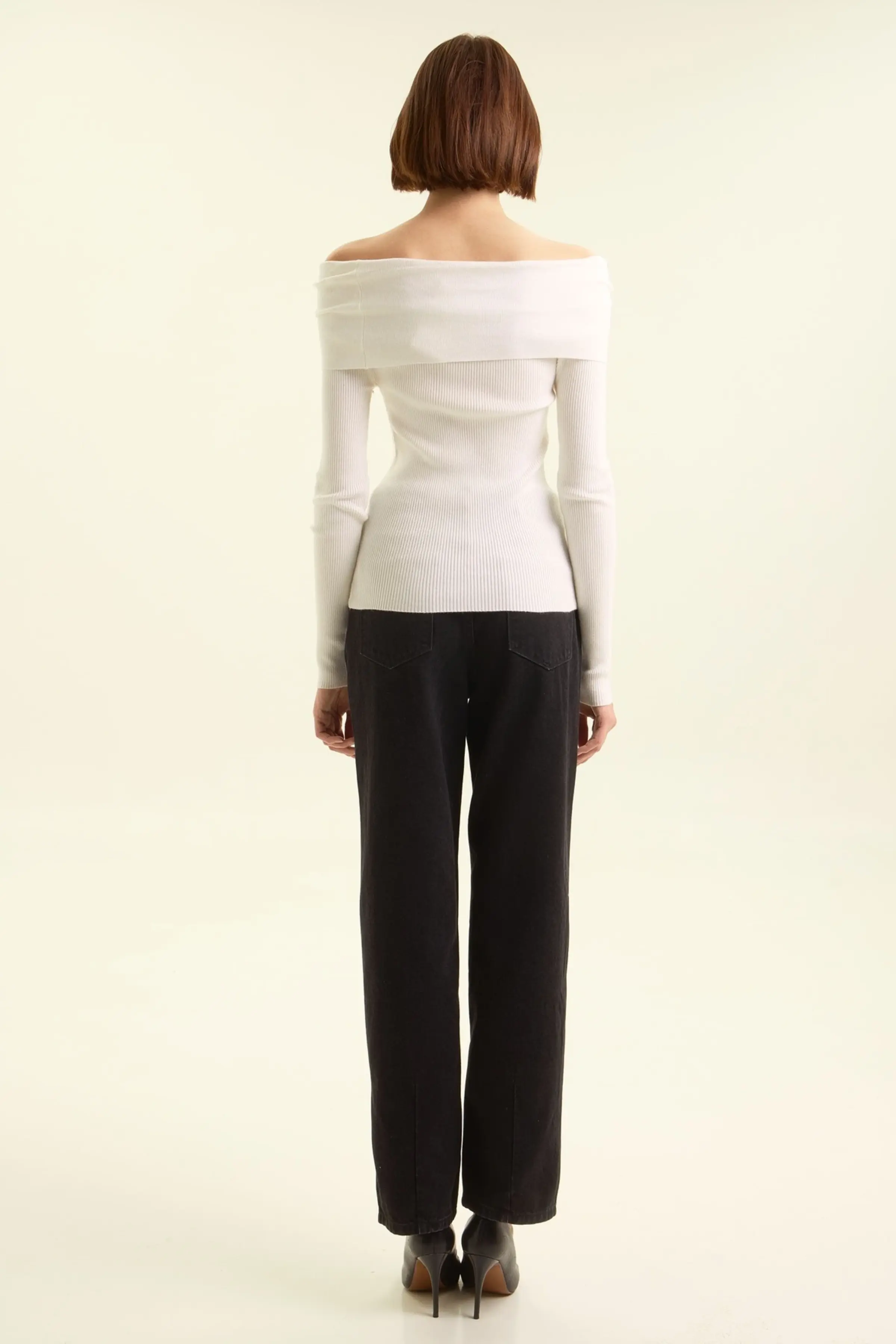 Джемпер белый для женщин 47170-4 60