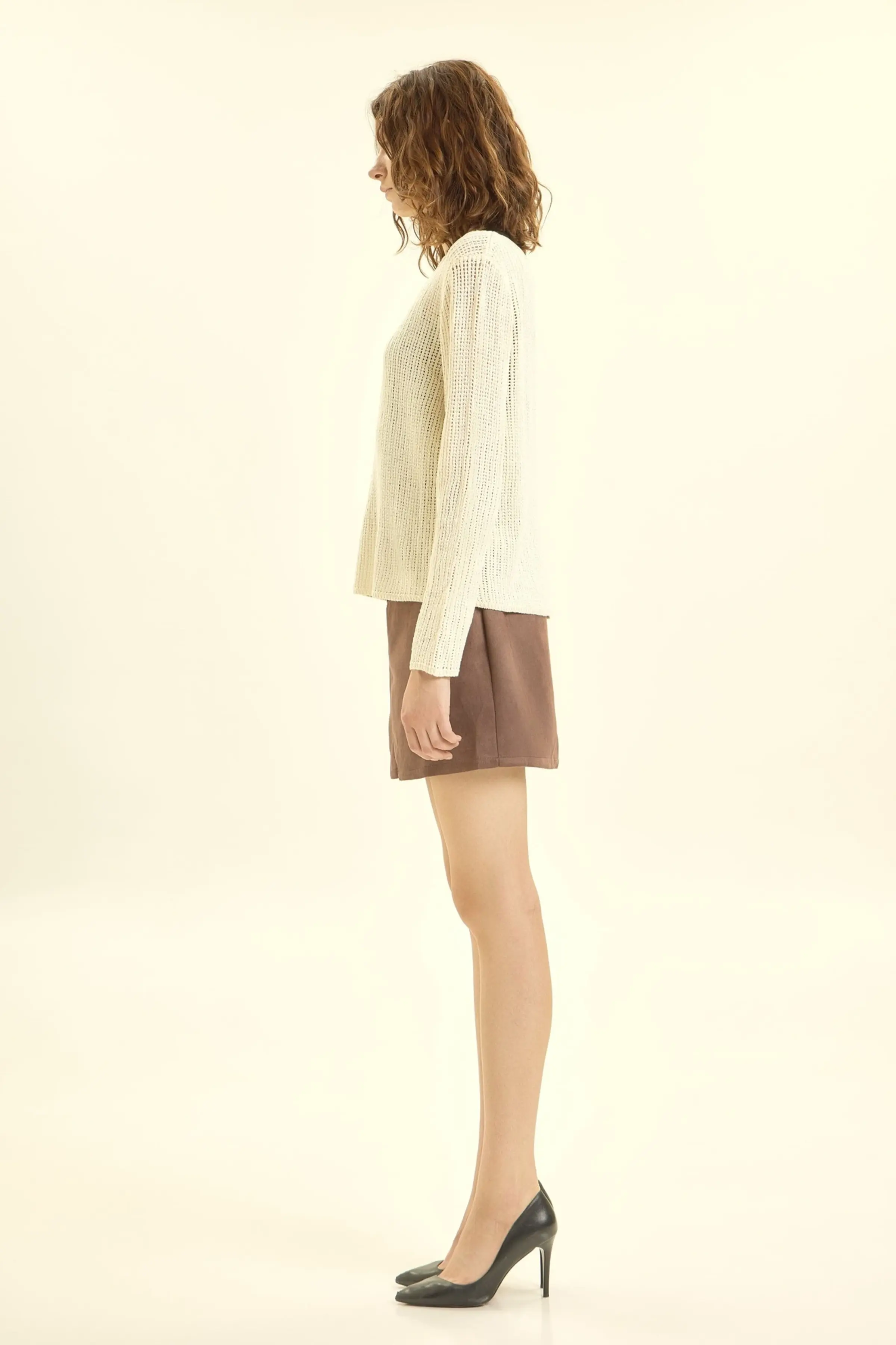 Джемпер бежевый для женщин 46191-15 60