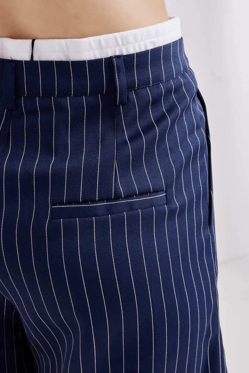 Шорты синий в полоску для женщин 41235-158 57