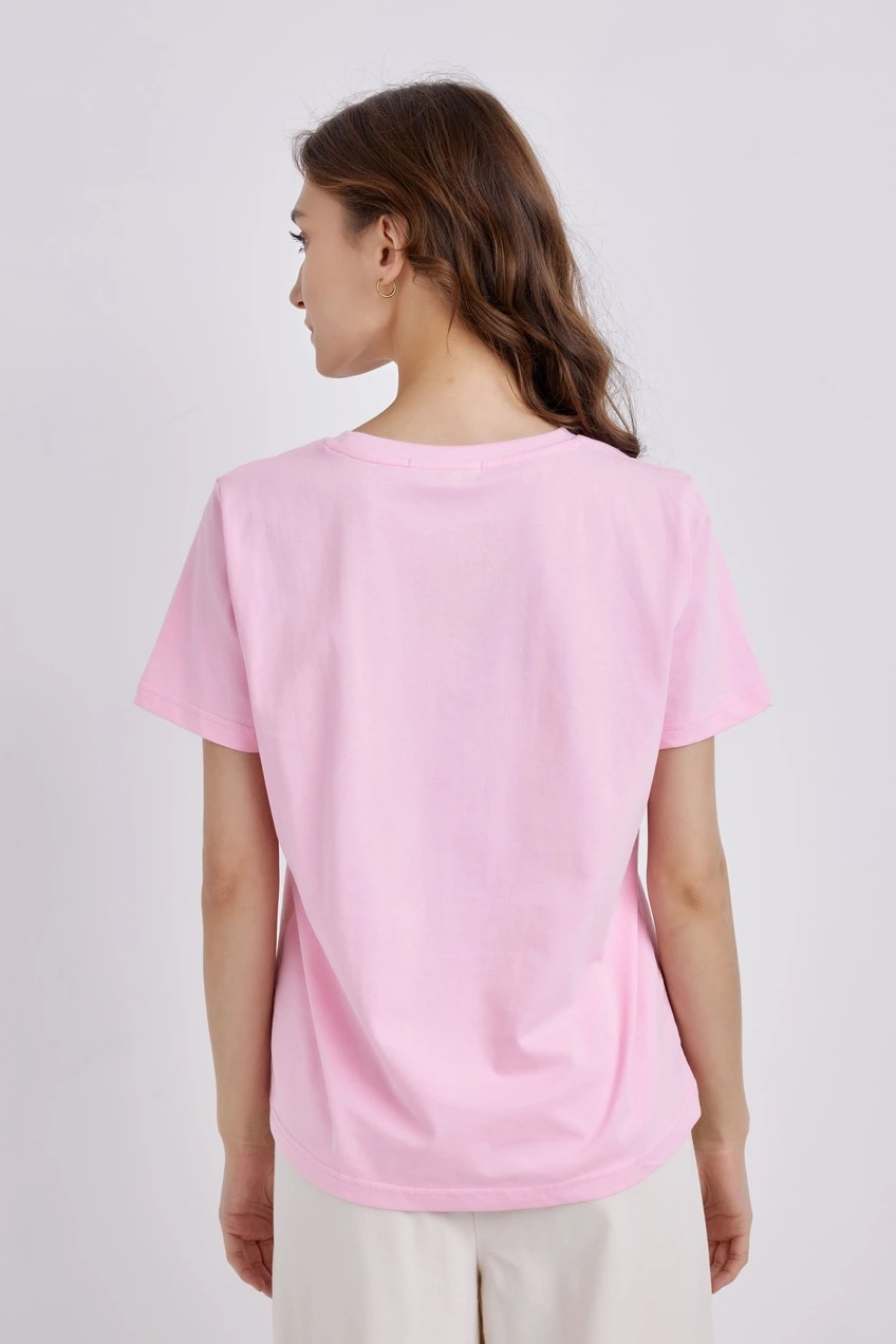 Футболка розовый для женщин 41204-17 67