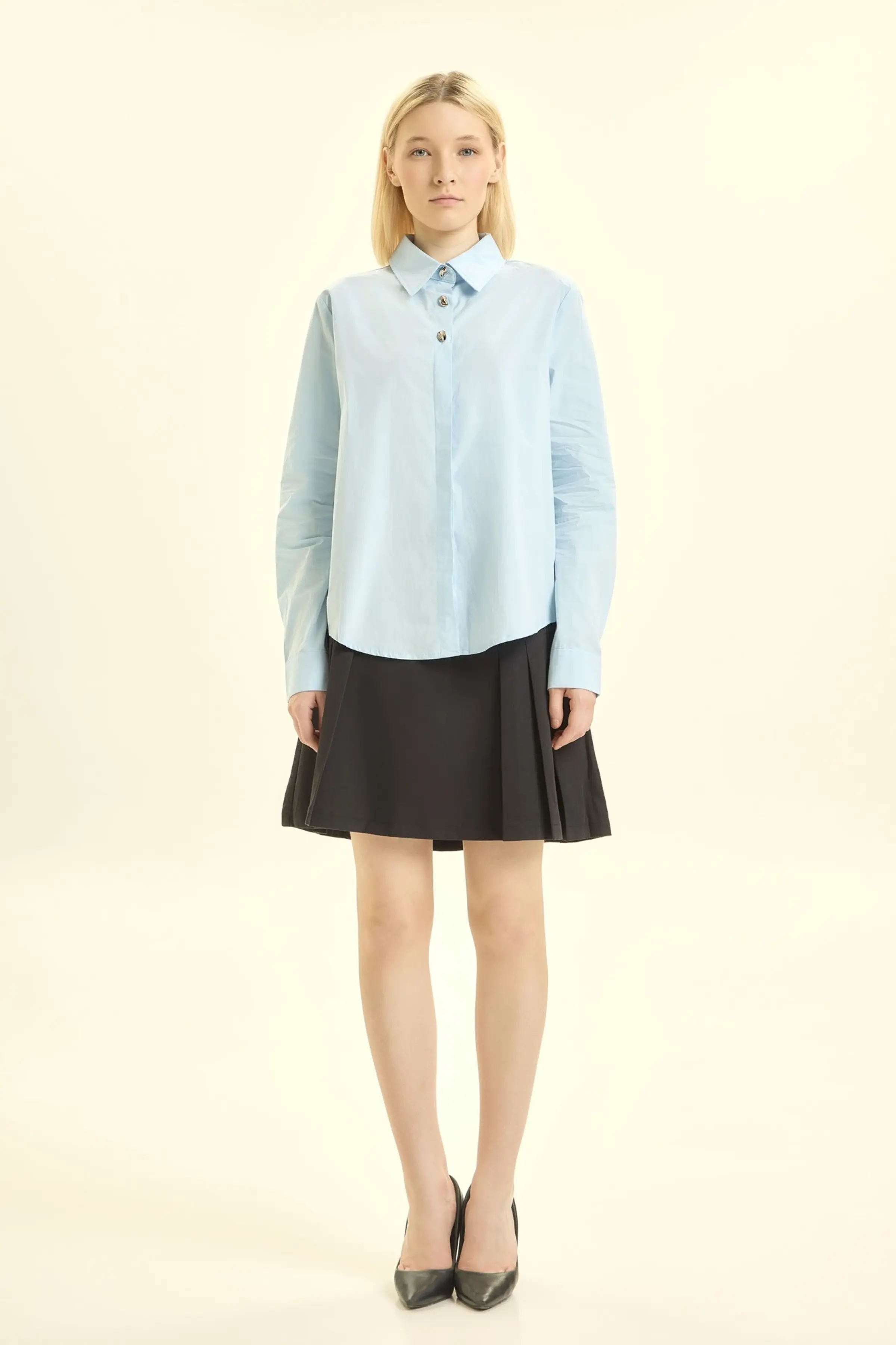 Рубашка голубой для женщин 46177-10 66