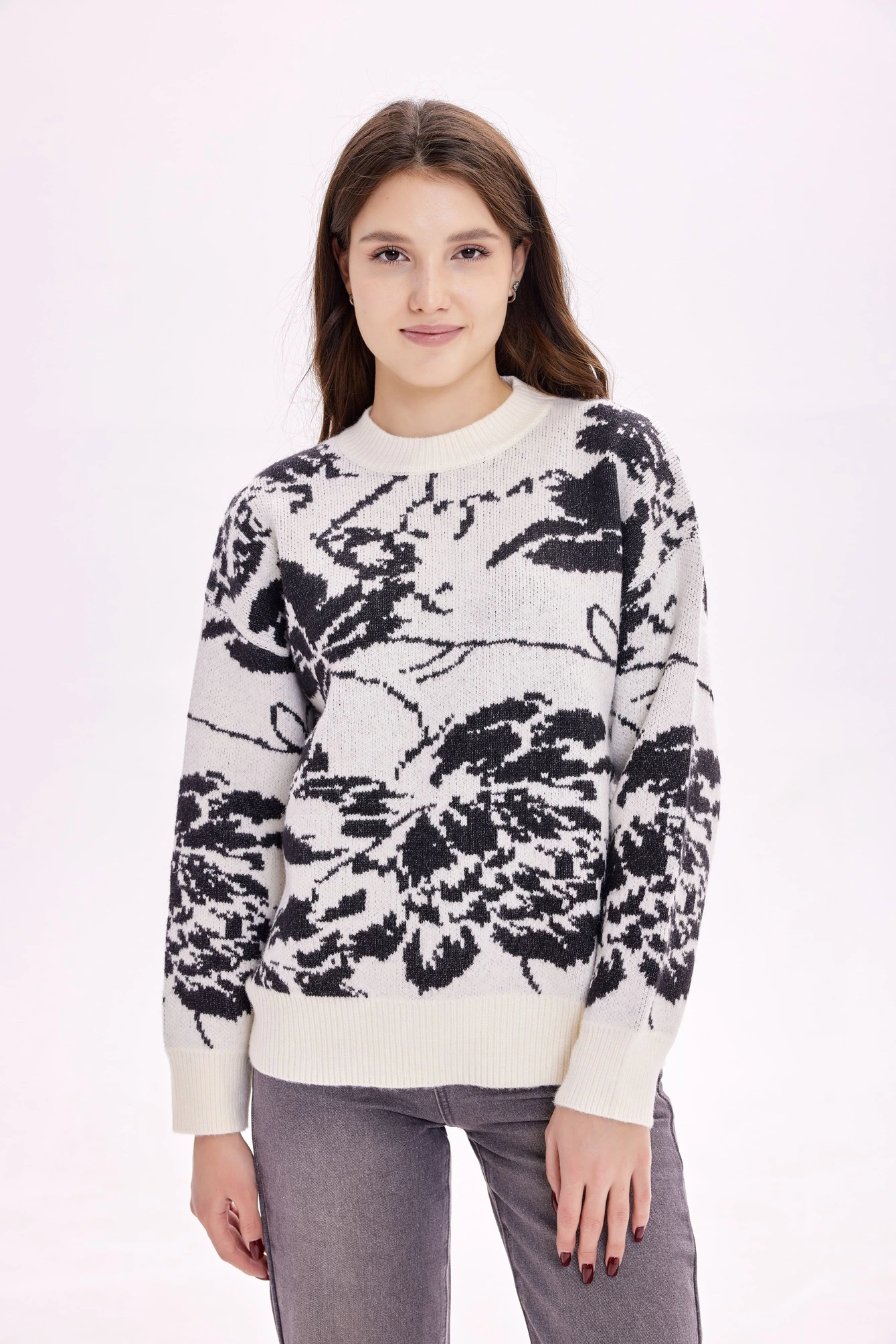 Свитер белый для женщин 39229-4 65