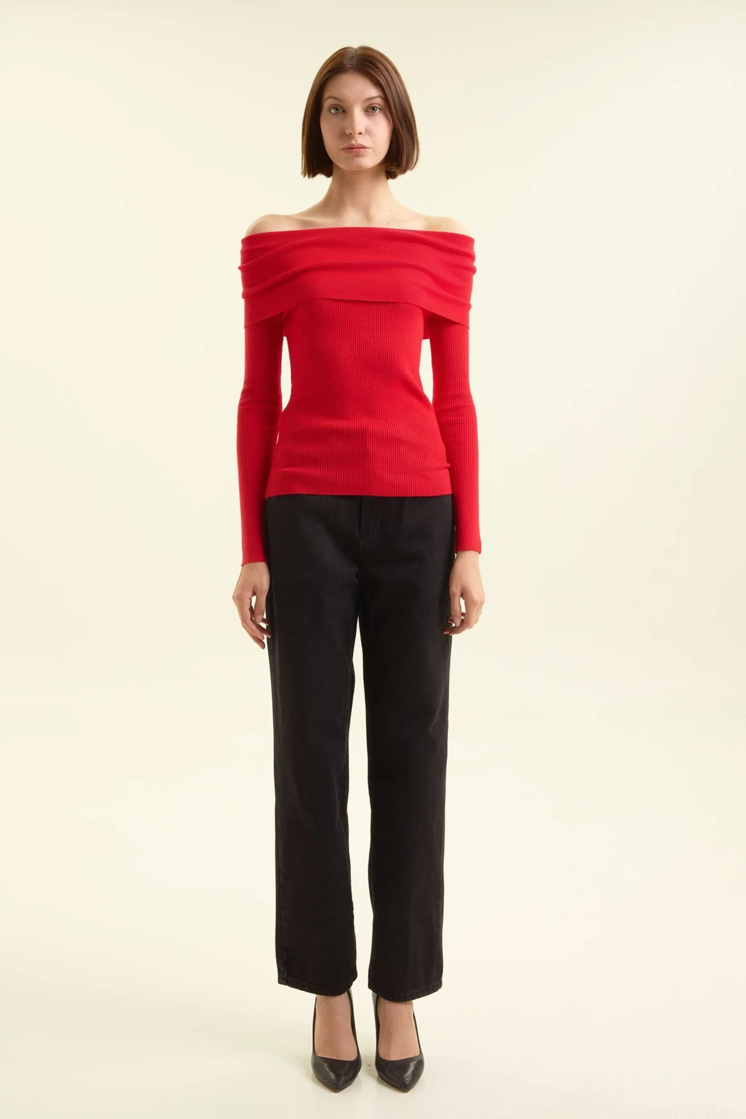 Джемпер красный для женщин 47170-7 60