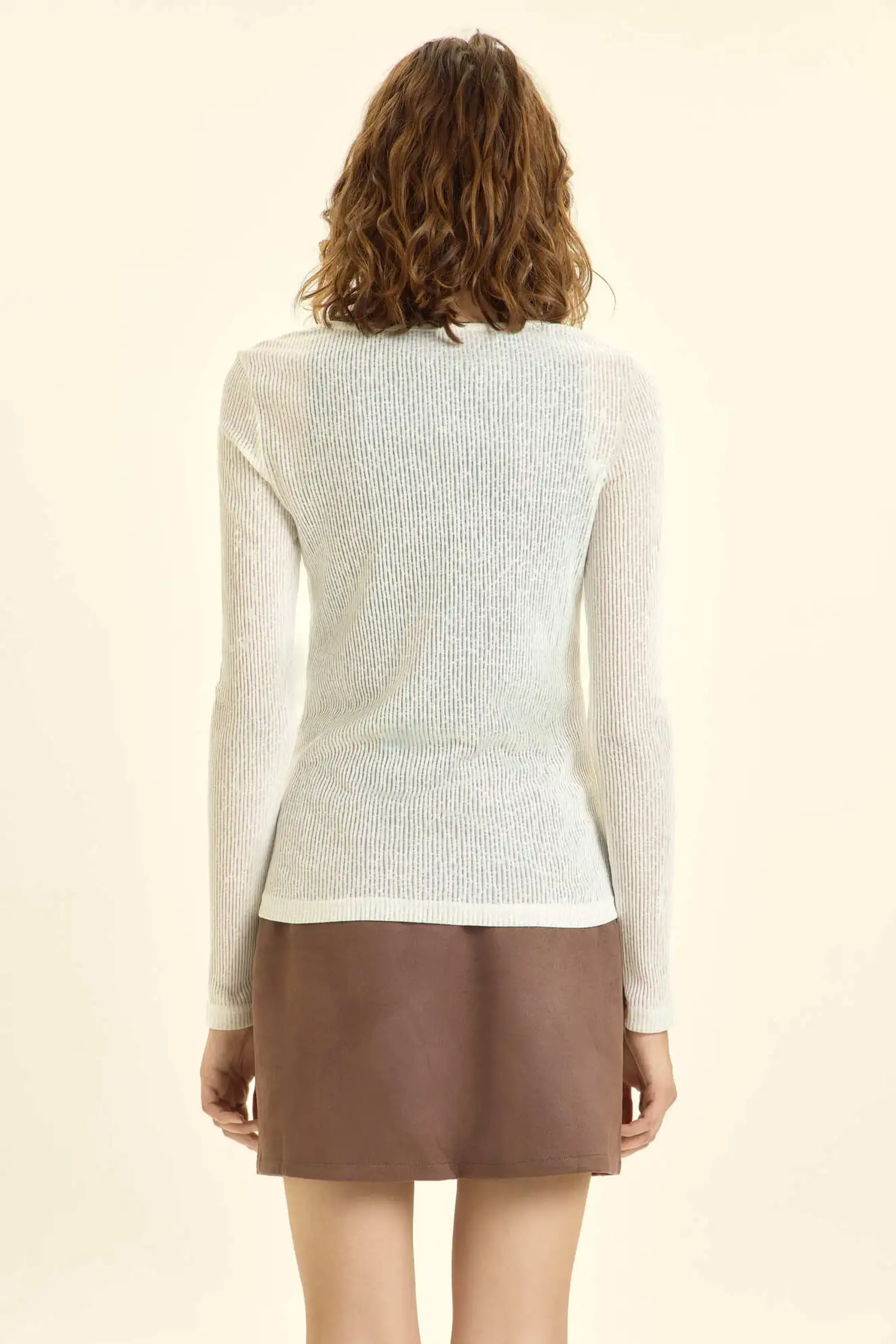 Лонгслив белый для женщин 44306-4 59