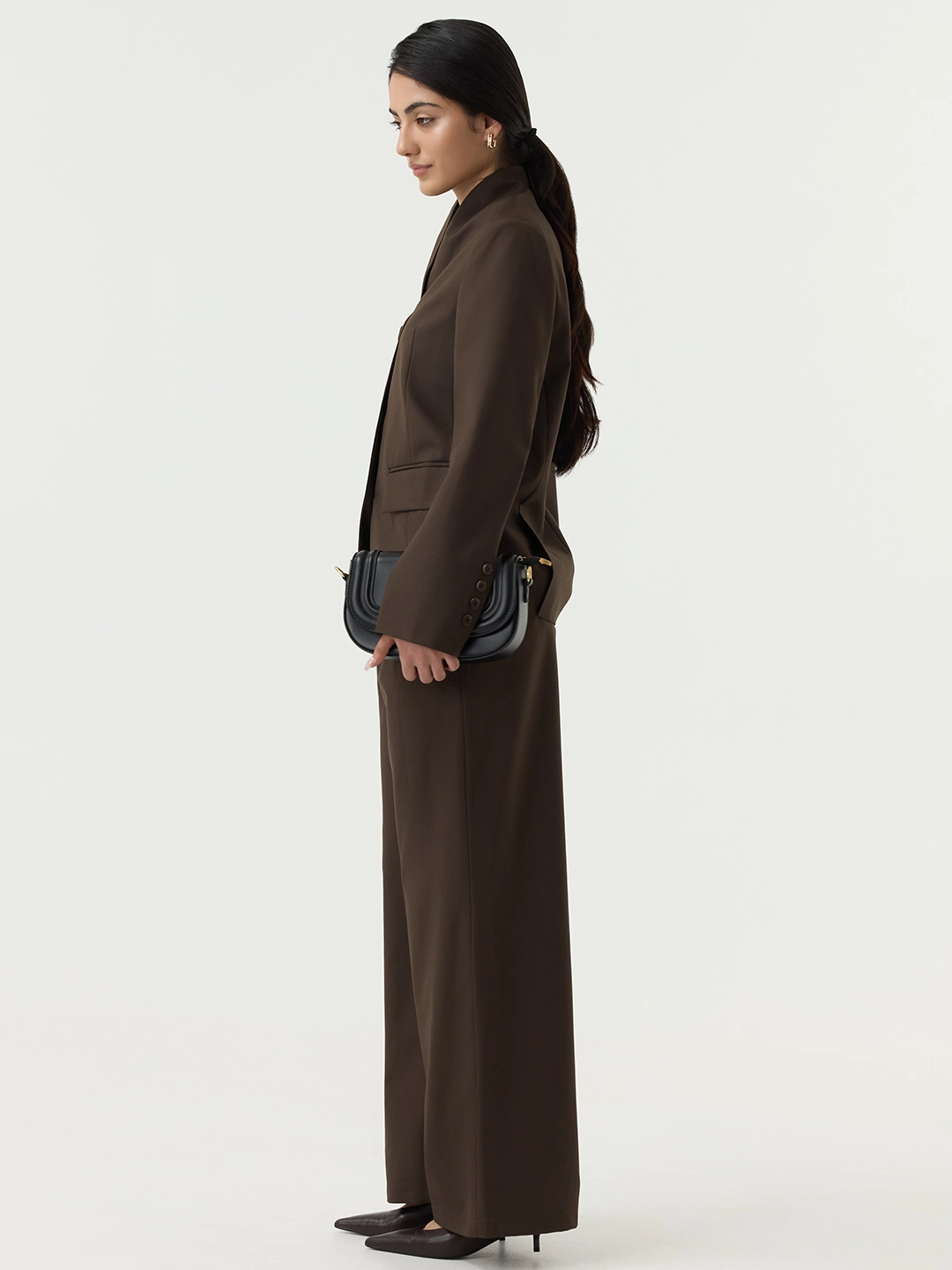 Жакет коричневый для женщин 48143-13 64