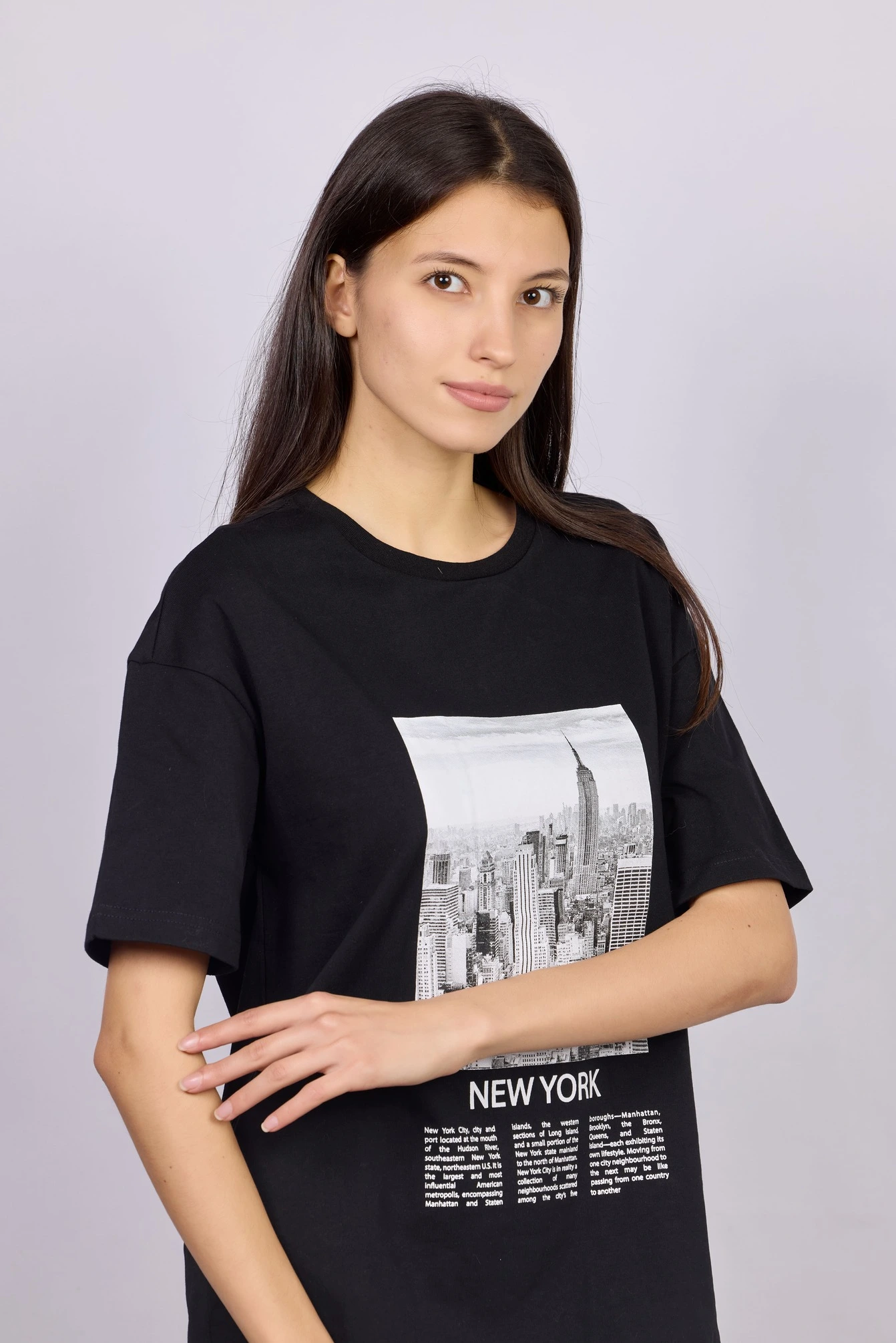 Футболка черный для женщин 42139-1 67