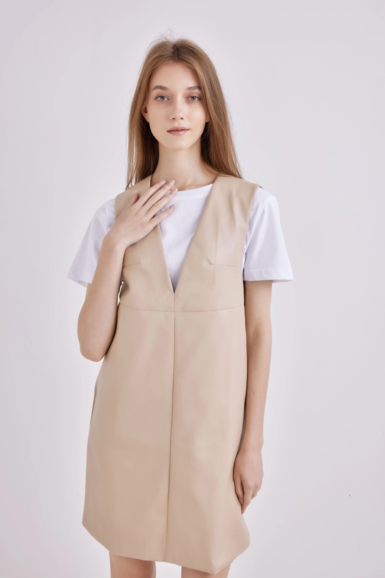 Платье бежевый для женщин 42227-15 54