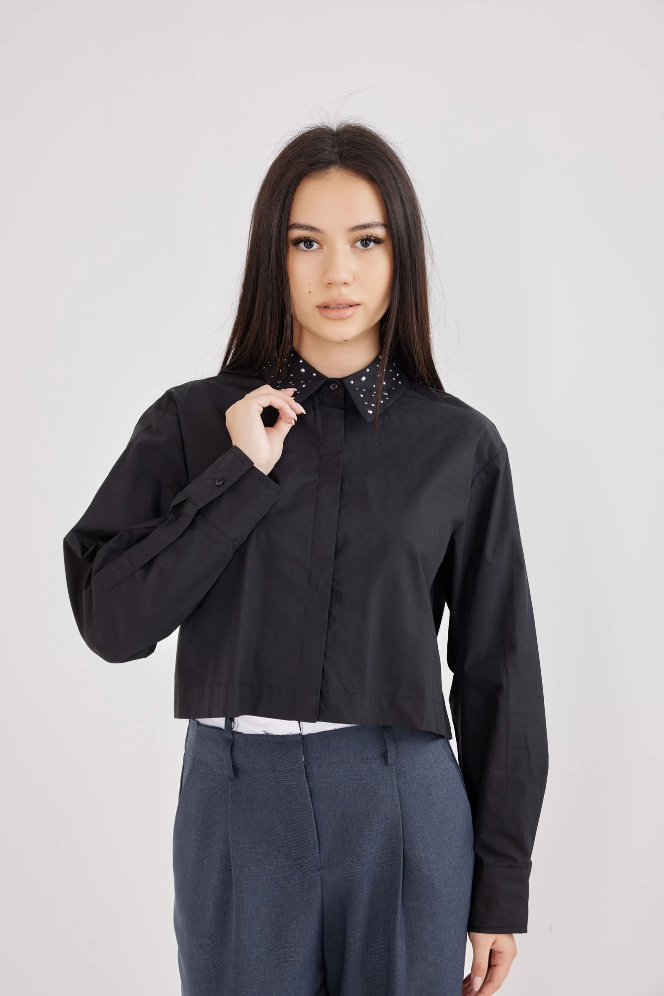Рубашка черный для женщин 42174-1 66