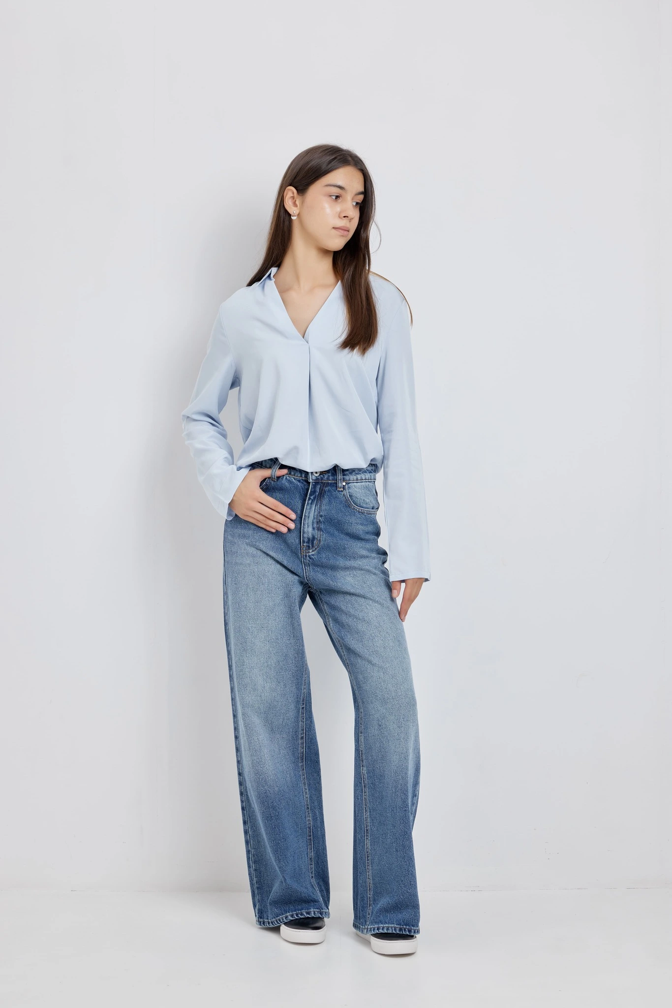 Блузка синий для женщин 42257-65 28