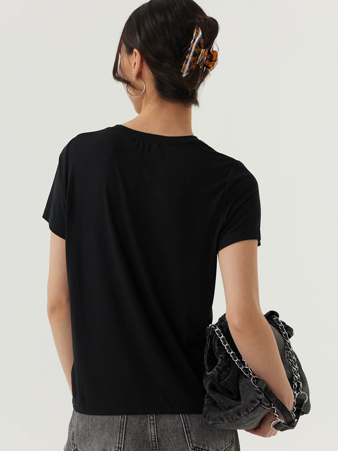 Футболка черный для женщин 48132-1 67