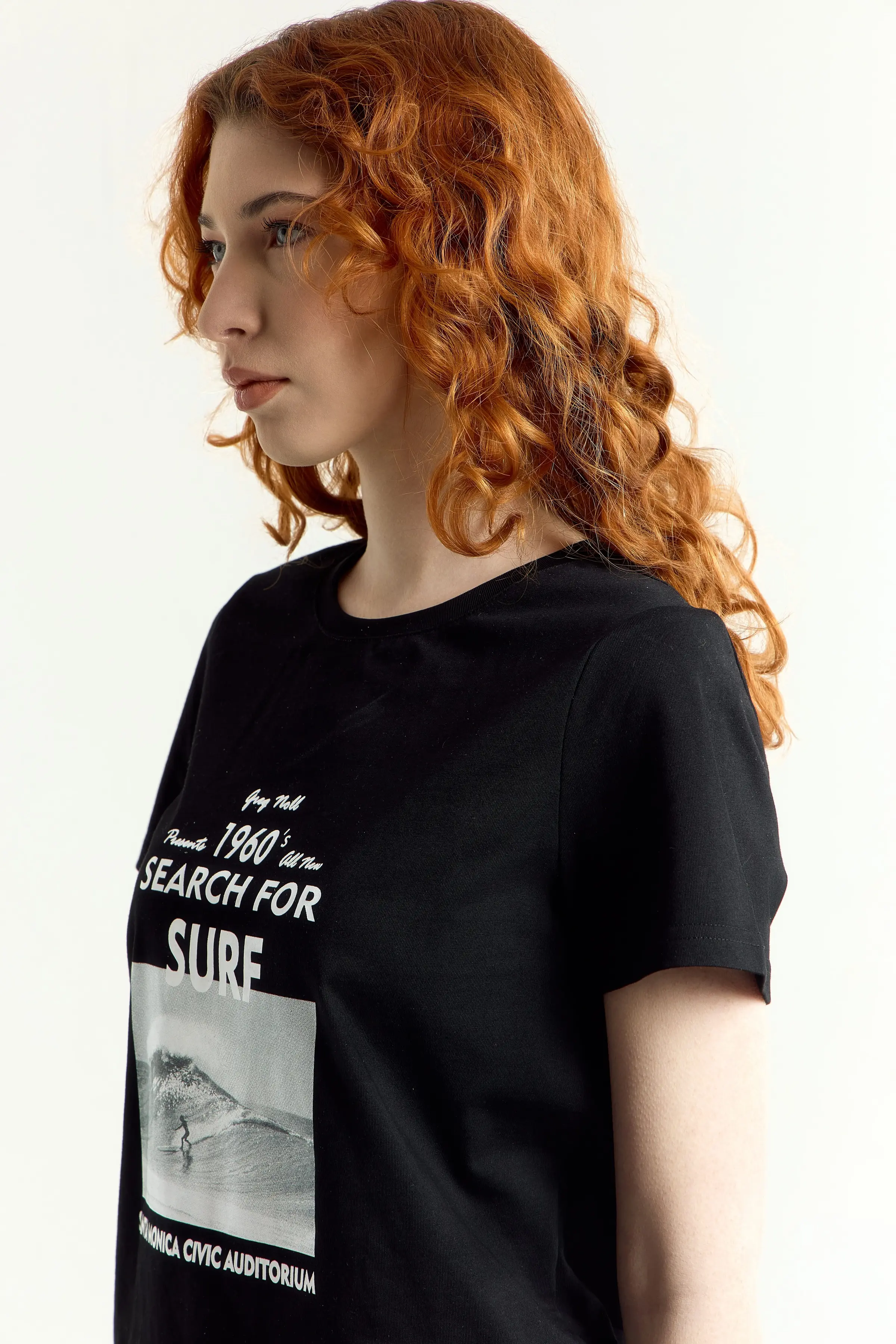 Футболка черный для женщин 45190-1 67