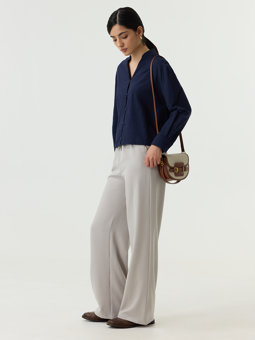 Блузка синий для женщин 48196-65 28