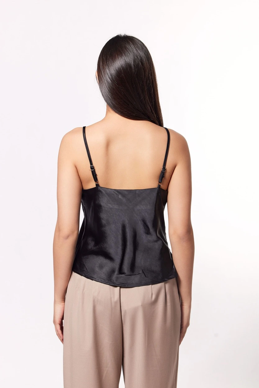 Топ черный для женщин 44265-1 46