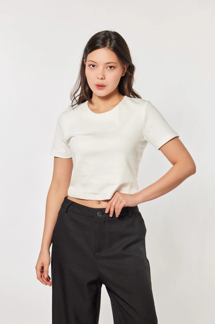 Топ белый для женщин 44218-4 46