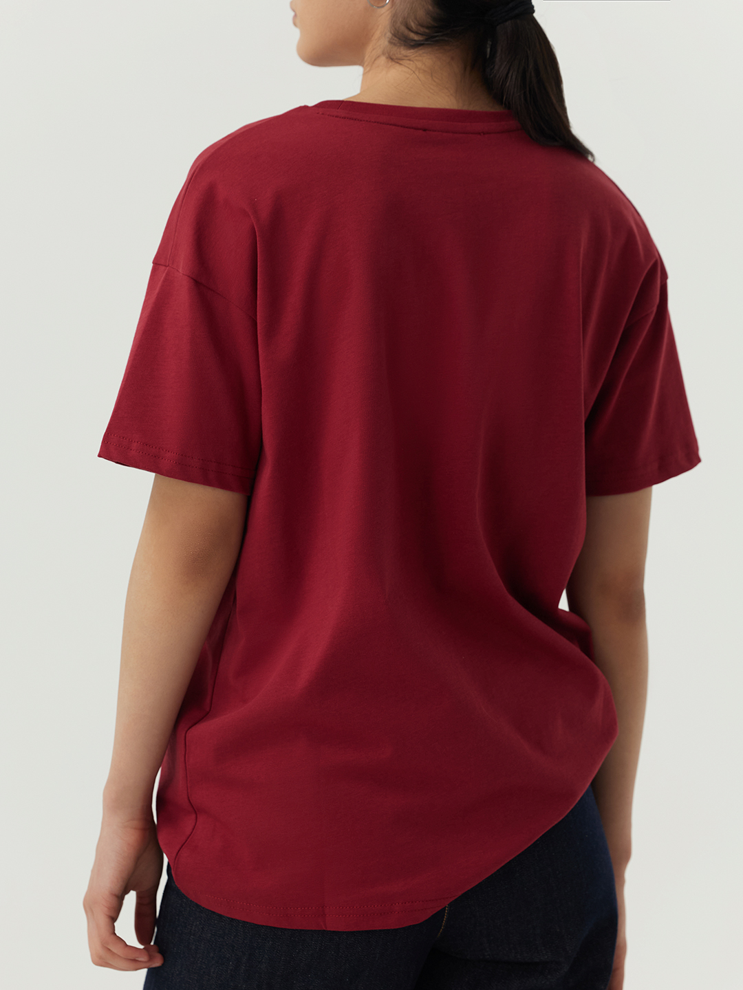 Футболка бордовый для женщин 48277-67 67