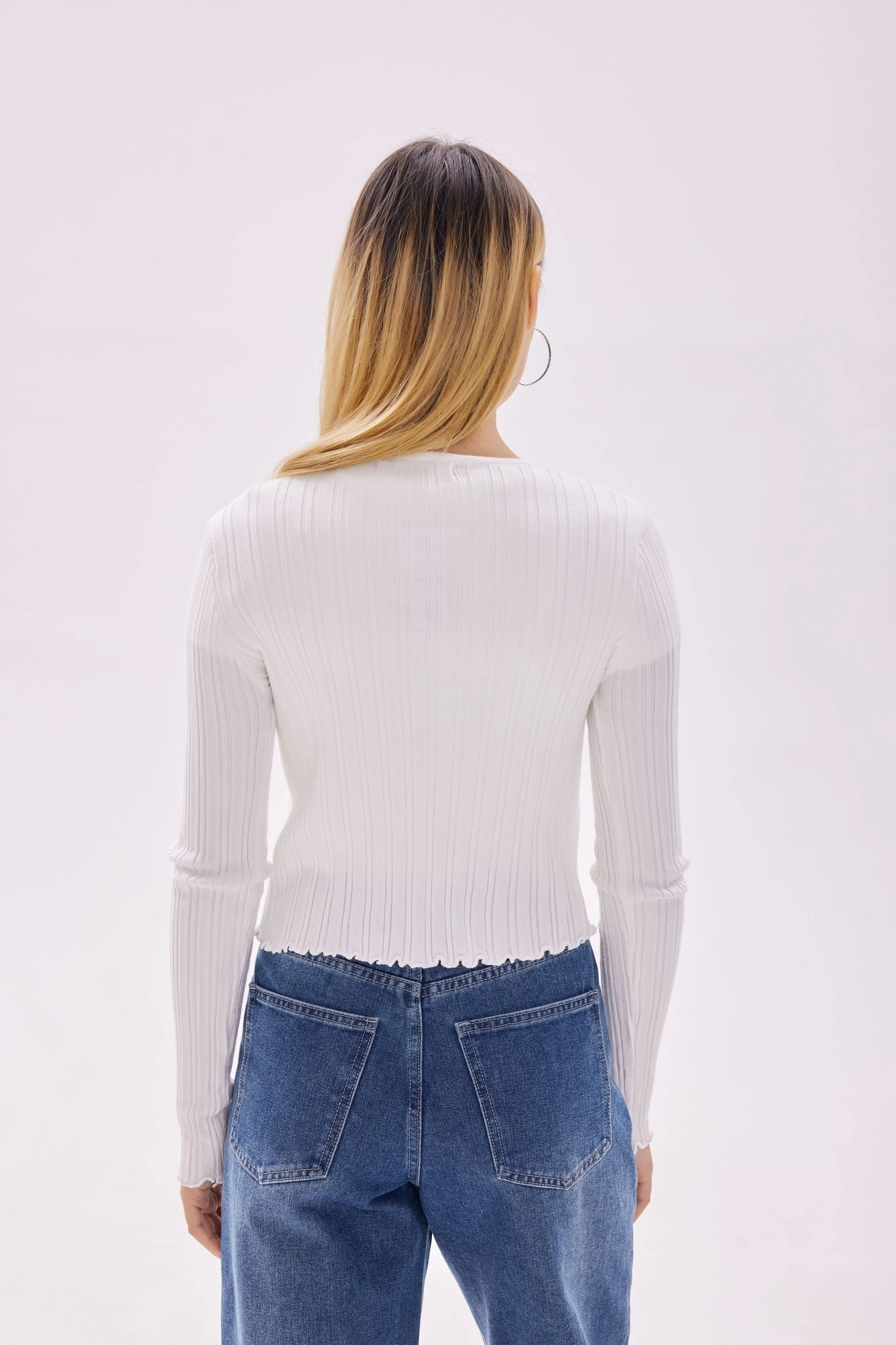 Кардиган белый для женщин 40285-4 50